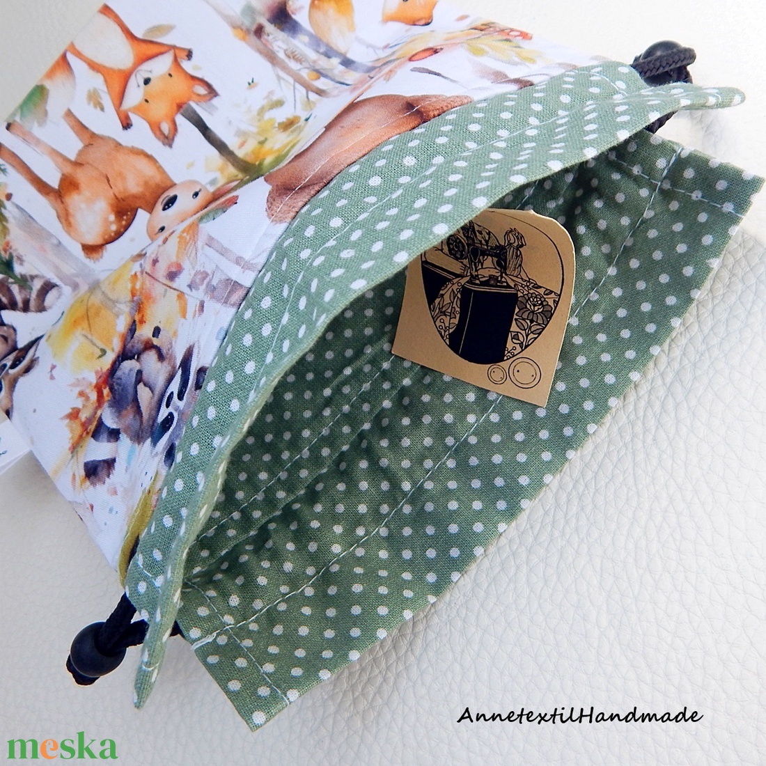 Ajándék zsák - erdei állatok - bélelt, prémium textil - otthon & életmód - papír, írószer - ajándékozás kellékei - ajándékzsák, csomagolás - Meska.hu Ajándék zsák - erdei állatok - bélelt, prémium textil - otthon & életmód - papír, írószer - ajándékozás kellékei - ajándékzsák, csomagolás - Meska.hu