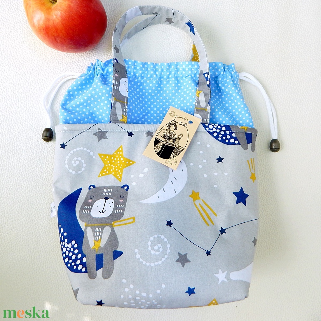 Uzsonnás táska szett maci a holdon, Kids zerowaste csomagolás - táska & tok - uzsonna- & ebéd tartó - ebéd tasak, doboz - Meska.hu Uzsonnás táska szett maci a holdon, Kids zerowaste csomagolás - táska & tok - uzsonna- & ebéd tartó - ebéd tasak, doboz - Meska.hu