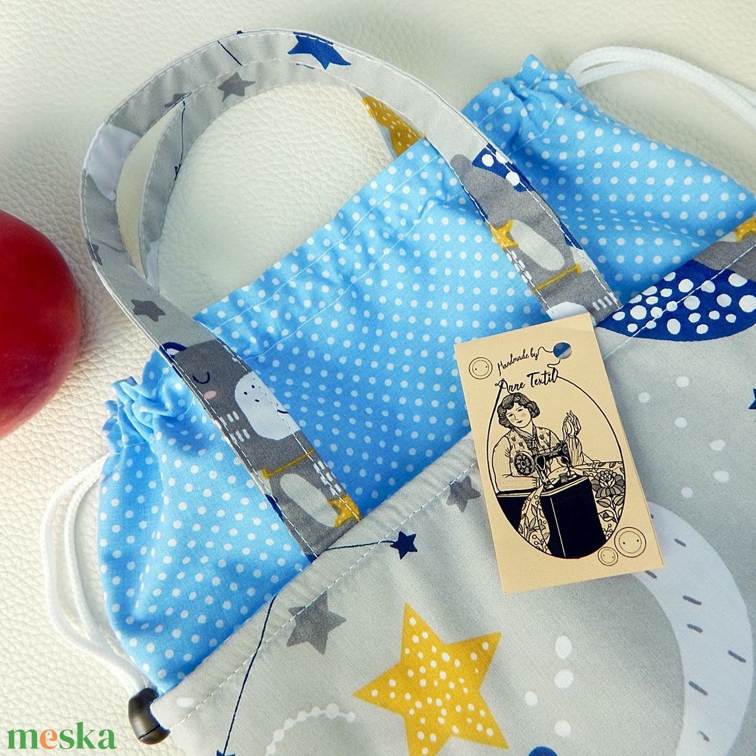Uzsonnás táska szett maci a holdon, Kids zerowaste csomagolás - táska & tok - uzsonna- & ebéd tartó - ebéd tasak, doboz - Meska.hu Uzsonnás táska szett maci a holdon, Kids zerowaste csomagolás - táska & tok - uzsonna- & ebéd tartó - ebéd tasak, doboz - Meska.hu