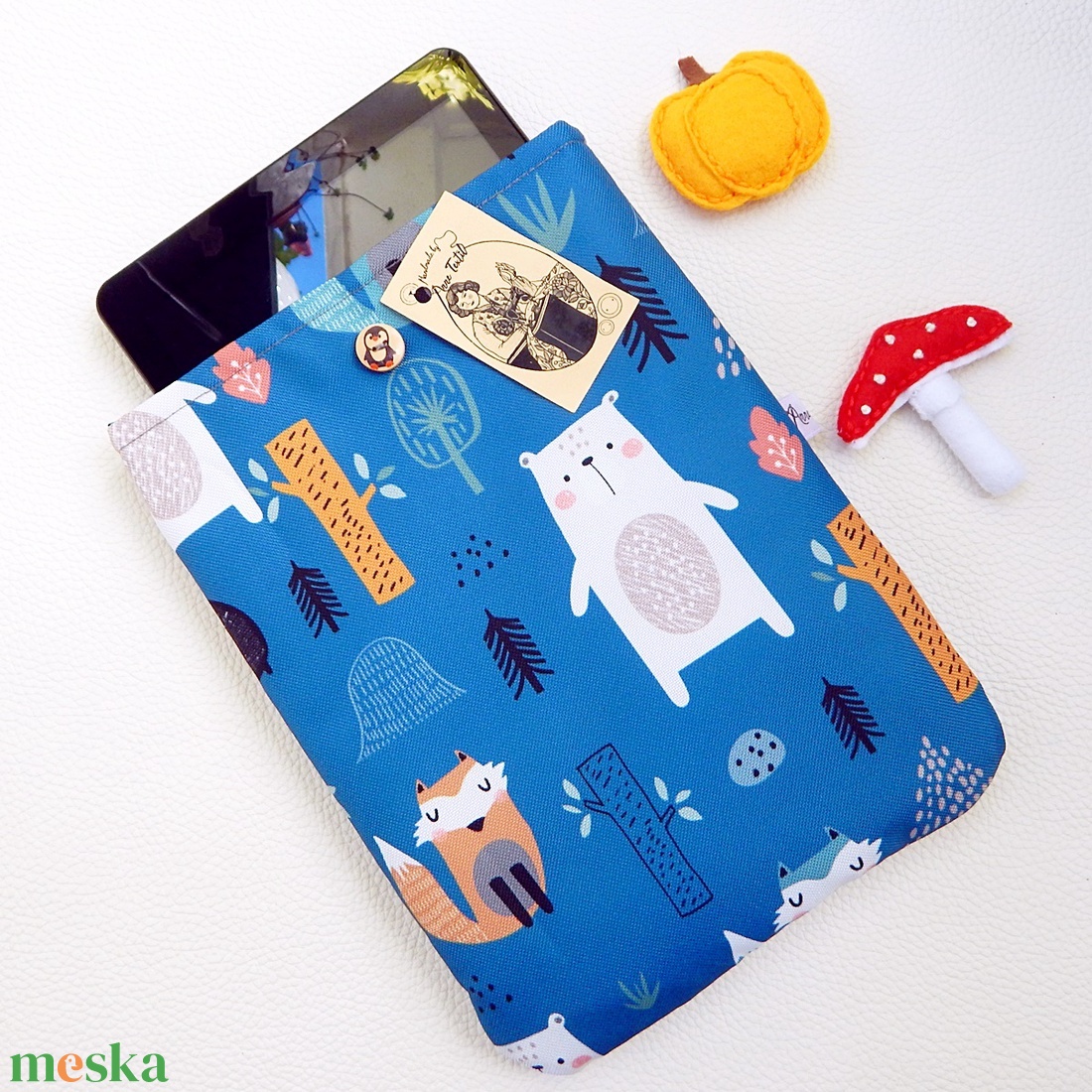 Könyvtok, tablettok, kék, macis, vízhatlan - táska & tok - ebook & tablet tok - Meska.hu  Könyvtok, tablettok, kék, macis, vízhatlan - táska & tok - ebook & tablet tok - Meska.hu