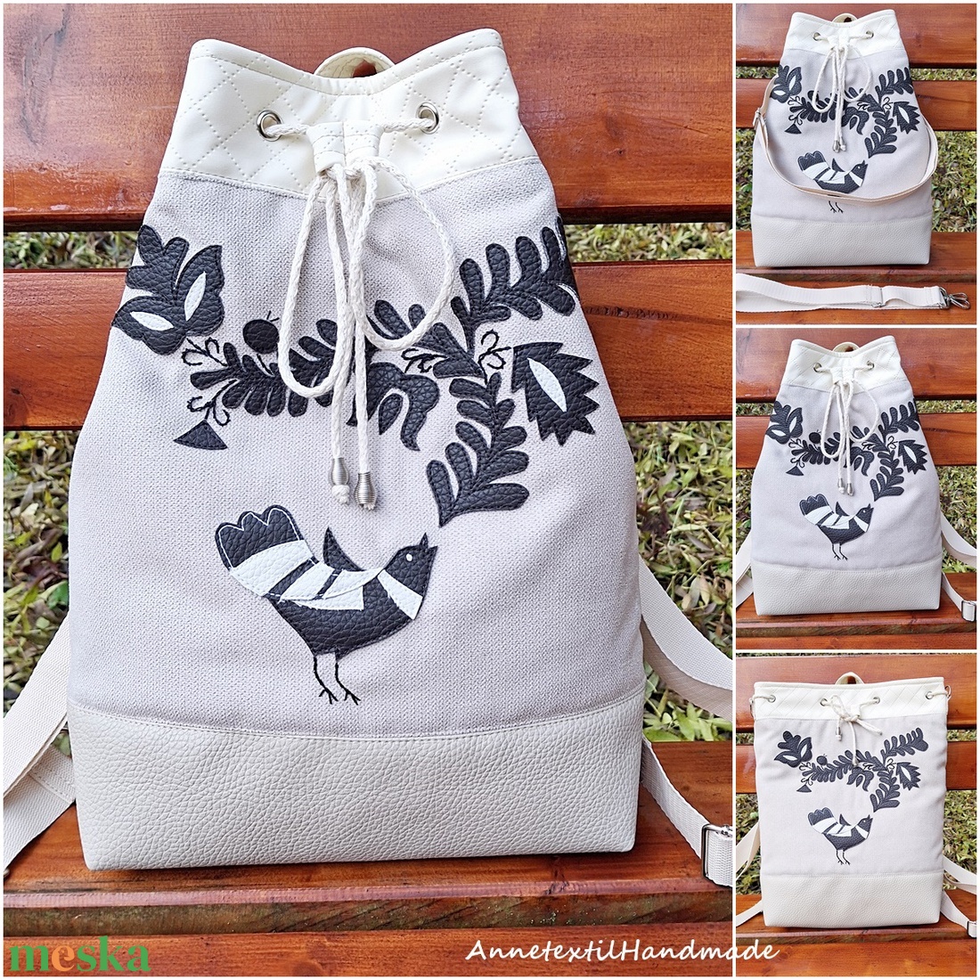 Magyar népmesék többfunkciós hátizsák/oldaltáska  - táska & tok - hátizsák - hátizsák - Meska.hu