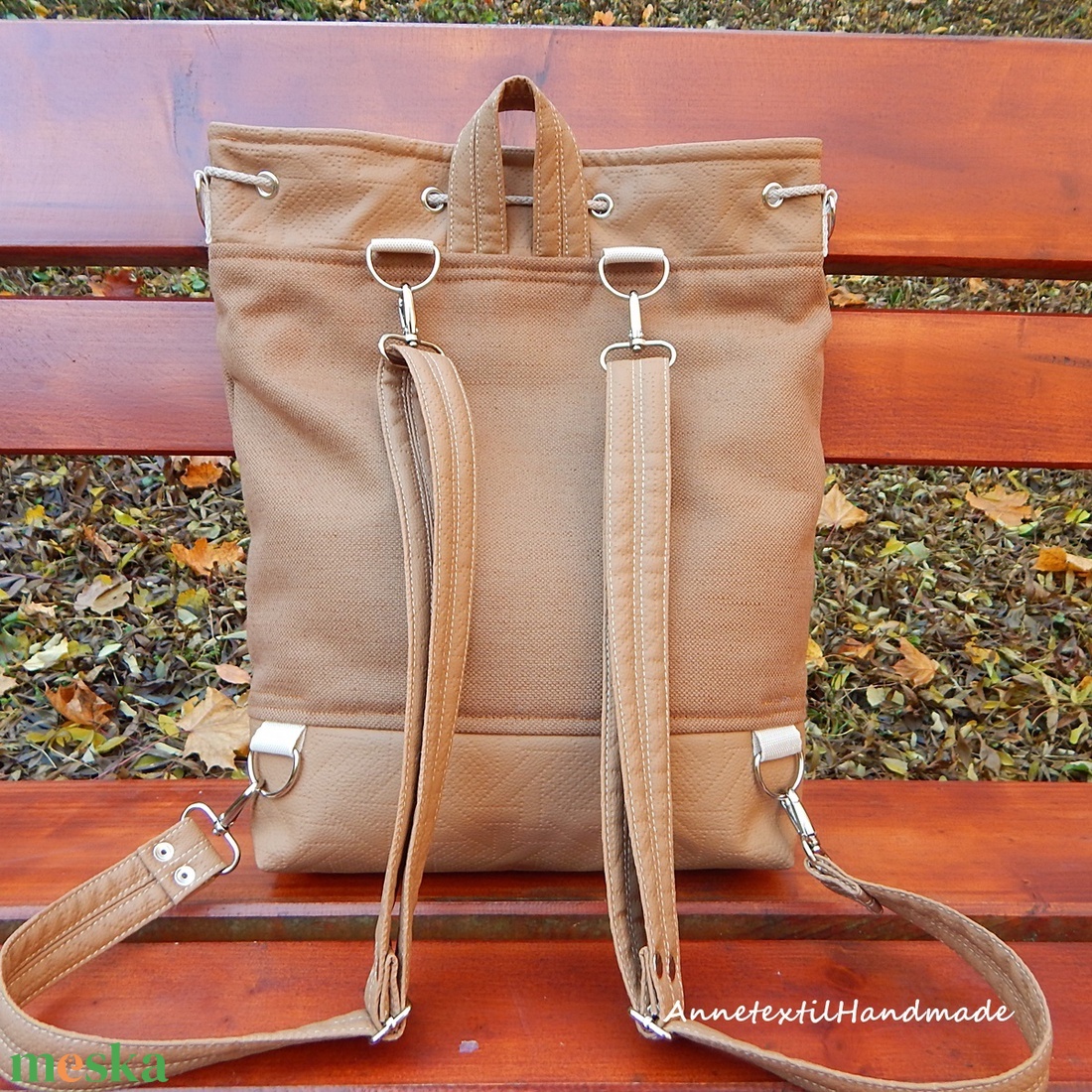 Kalocsa virágok többfunkciós hátizsák/oldaltáska  - táska & tok - hátizsák - hátizsák - Meska.hu