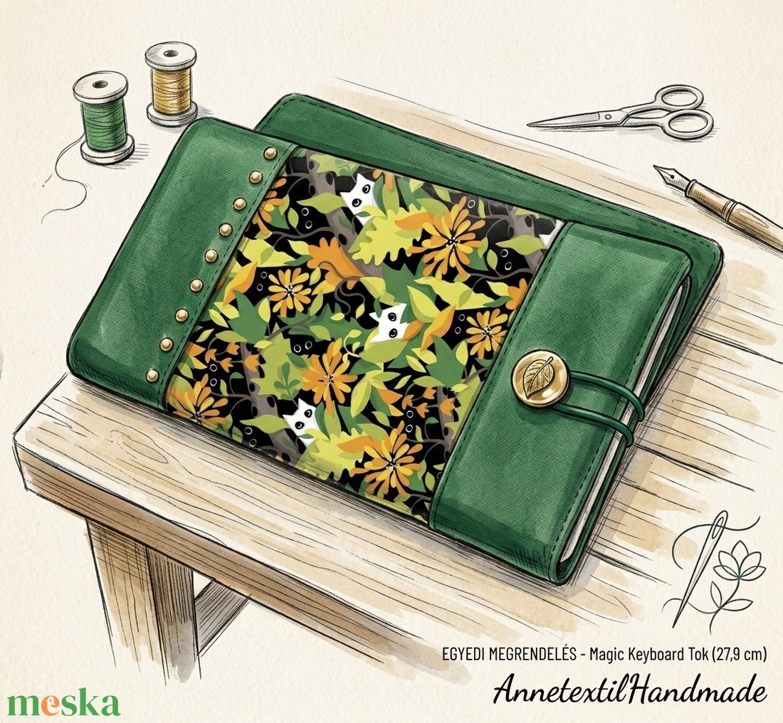 Magic Keyboard tartó tok - Egyedi megrendelés  - táska & tok - ebook & tablet tok - Meska.hu