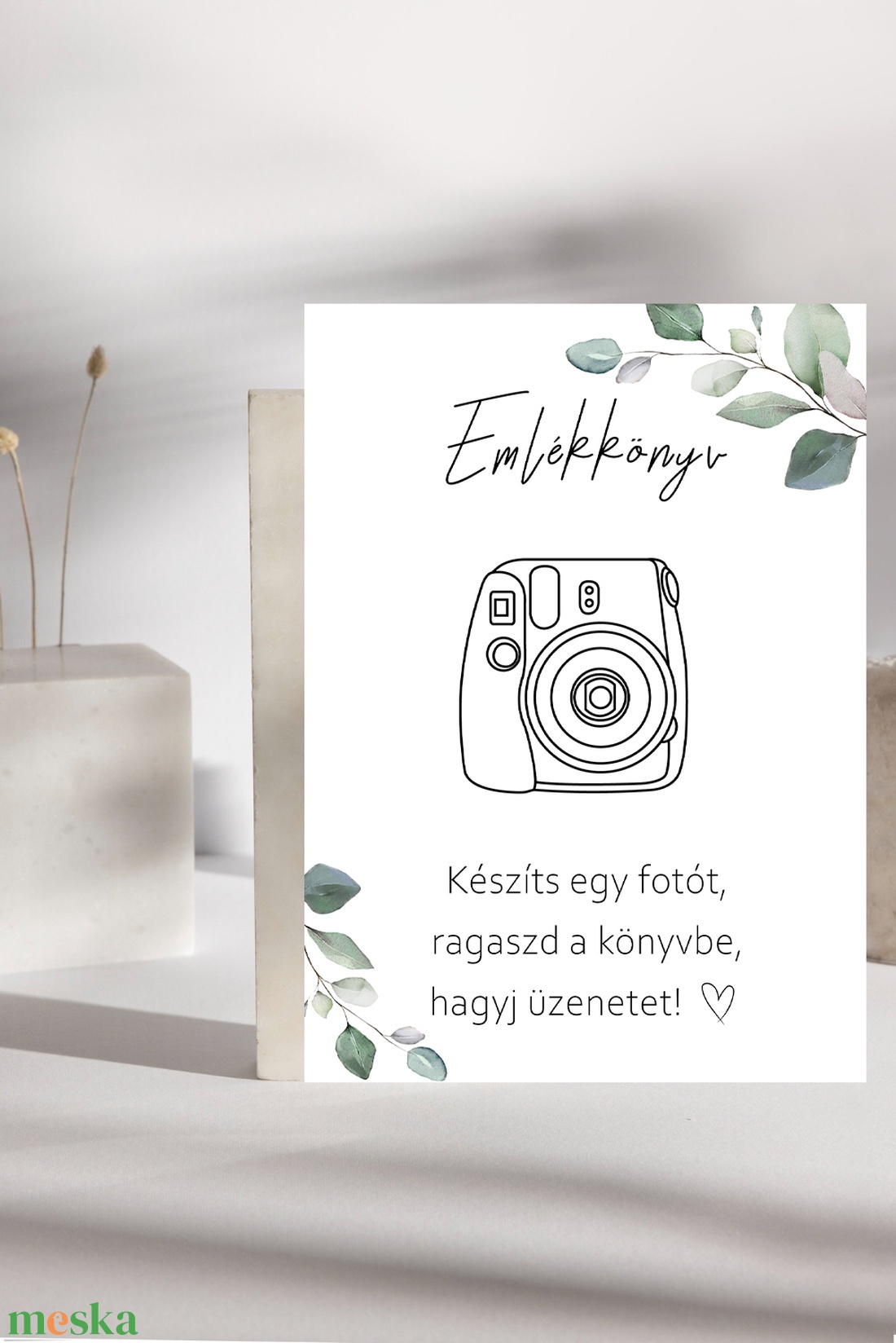 Greenery stílusú esküvői instax mini táblák - esküvő - dekoráció - tábla & jelzés - Meska.hu Greenery stílusú esküvői instax mini táblák - esküvő - dekoráció - tábla & jelzés - Meska.hu