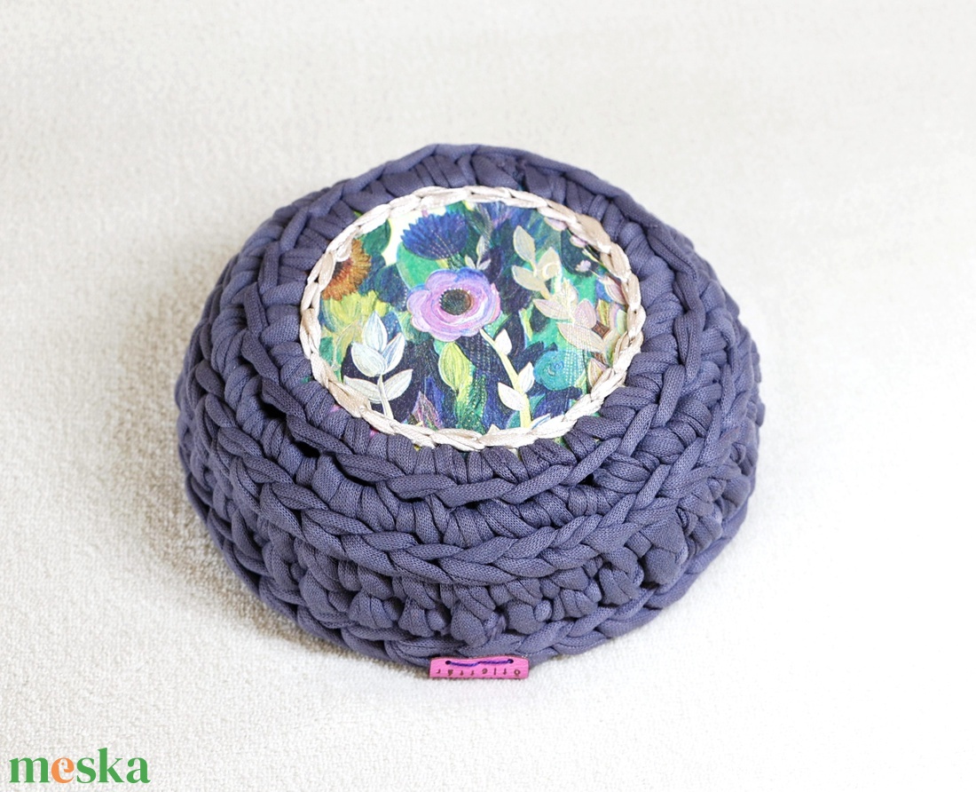 Horgolt tál és kosár szett - otthon & életmód - tárolás & rendszerezés - tárolókosár - Meska.hu