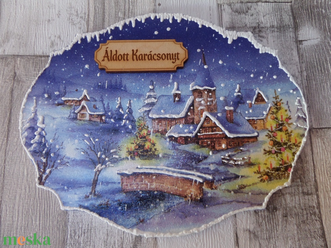 Mesebeli téli,karácsonyi tájas ajtódísz,ablakdísz,függődísz,üdvözlőtábla - karácsony - adventi díszek - adventi ajtódísz - Meska.hu Mesebeli téli,karácsonyi tájas ajtódísz,ablakdísz,függődísz,üdvözlőtábla - karácsony - adventi díszek - adventi ajtódísz - Meska.hu