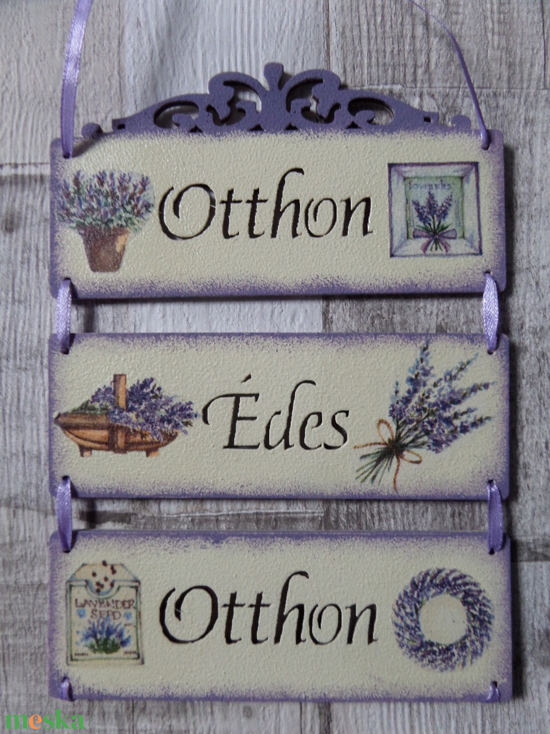 Levendulás Otthon Édes Otthon feliratú 3 részes ajtódísz,üdvözlőtábla - otthon & életmód - dekoráció - ajtó- és ablak dekoráció - ajtódísz & kopogtató - Meska.hu Levendulás Otthon Édes Otthon feliratú 3 részes ajtódísz,üdvözlőtábla - otthon & életmód - dekoráció - ajtó- és ablak dekoráció - ajtódísz & kopogtató - Meska.hu