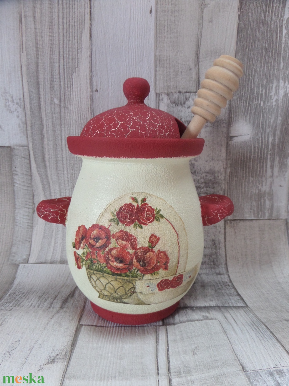 Vintage konyha,pipacs vagy tea mintás mézes csupor,méztartó - otthon & életmód - konyhafelszerelés, tálalás - konyhai tárolás - méz & vajtartó - Meska.hu Vintage konyha,pipacs vagy tea mintás mézes csupor,méztartó - otthon & életmód - konyhafelszerelés, tálalás - konyhai tárolás - méz & vajtartó - Meska.hu