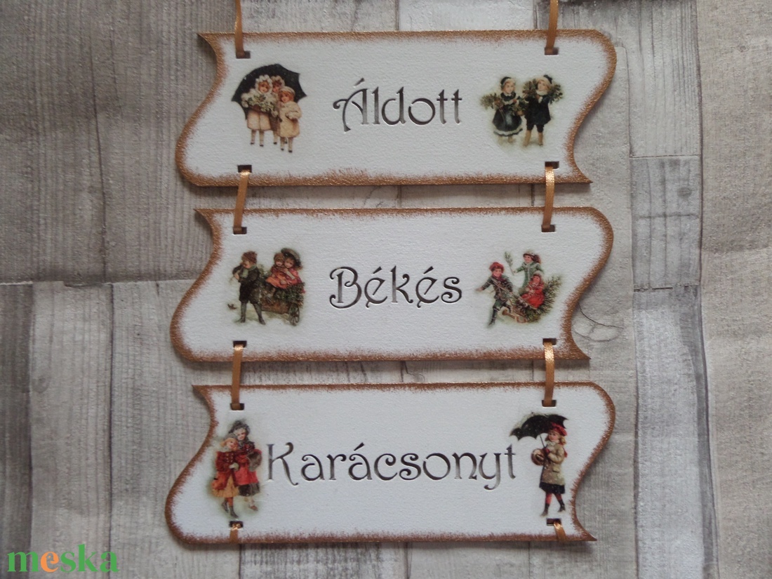 Vintage karácsonyi mintás Áldott Békés Karácsonyt feliratú 3 részes ajtódísz,üdvözlőtábla - karácsony - adventi díszek - adventi ajtódísz - Meska.hu Vintage karácsonyi mintás Áldott Békés Karácsonyt feliratú 3 részes ajtódísz,üdvözlőtábla - karácsony - adventi díszek - adventi ajtódísz - Meska.hu