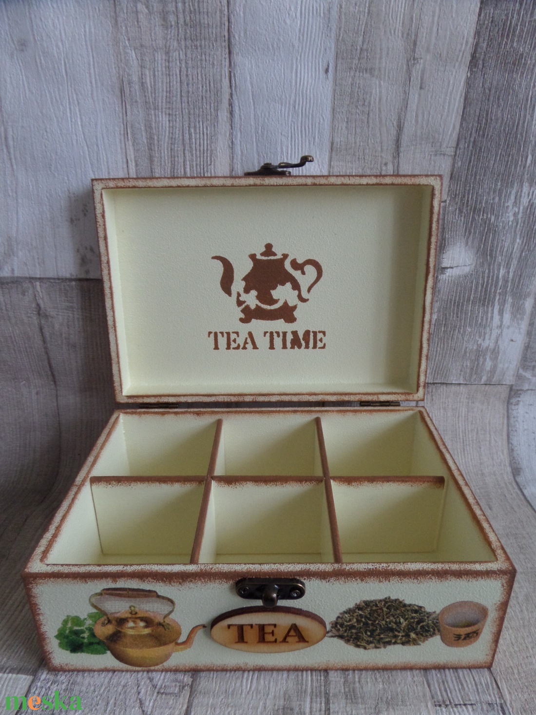 Teafiltertartó,teásdoboz 6 rekeszes Tea Time teás mintával - otthon & életmód - konyhafelszerelés, tálalás - konyhai tárolás - tea & kávé tárolás - Meska.hu Teafiltertartó,teásdoboz 6 rekeszes Tea Time teás mintával - otthon & életmód - konyhafelszerelés, tálalás - konyhai tárolás - tea & kávé tárolás - Meska.hu