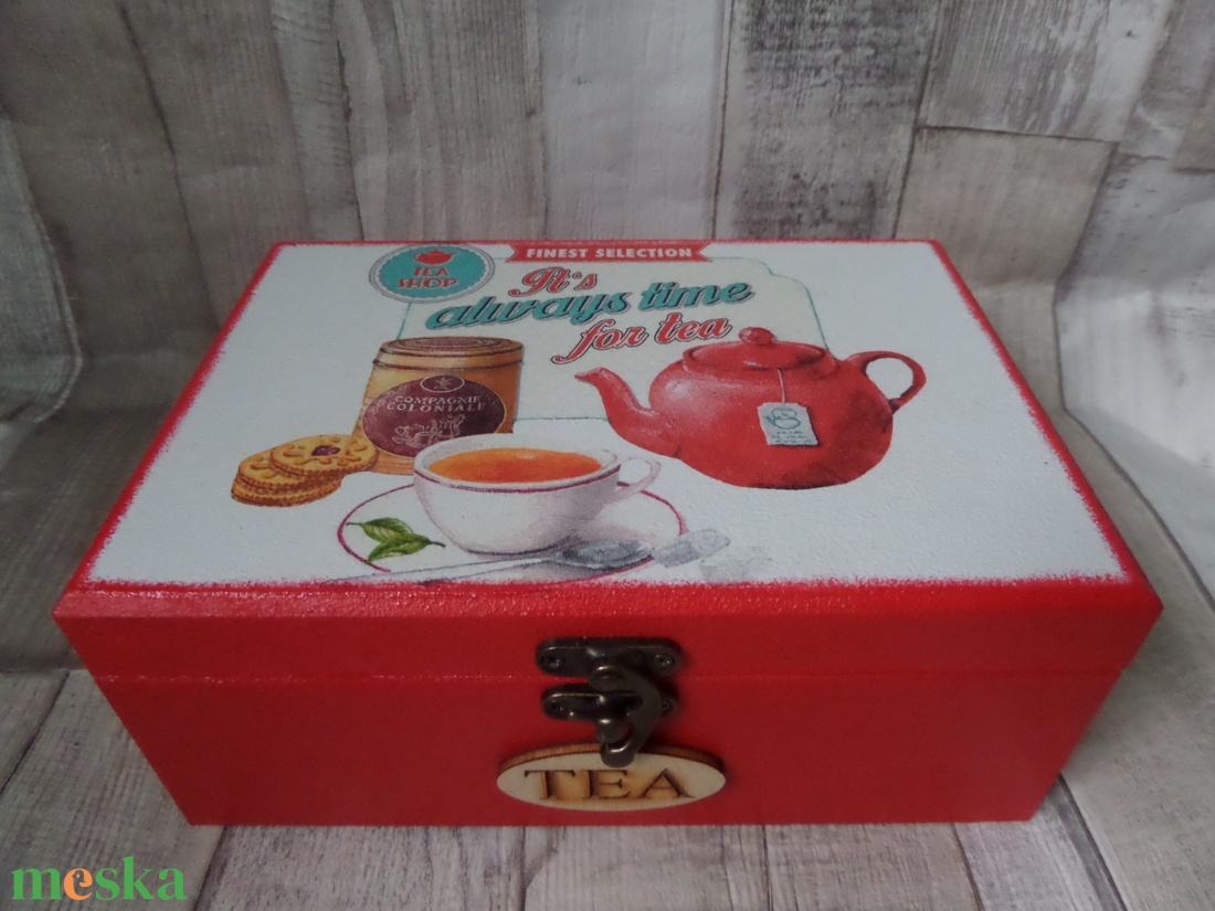 Teafiltertartó,teásdoboz 6 rekeszes Allways Time for Tea mintával - otthon & életmód - konyhafelszerelés, tálalás - konyhai tárolás - tea & kávé tárolás - Meska.hu Teafiltertartó,teásdoboz 6 rekeszes Allways Time for Tea mintával - otthon & életmód - konyhafelszerelés, tálalás - konyhai tárolás - tea & kávé tárolás - Meska.hu