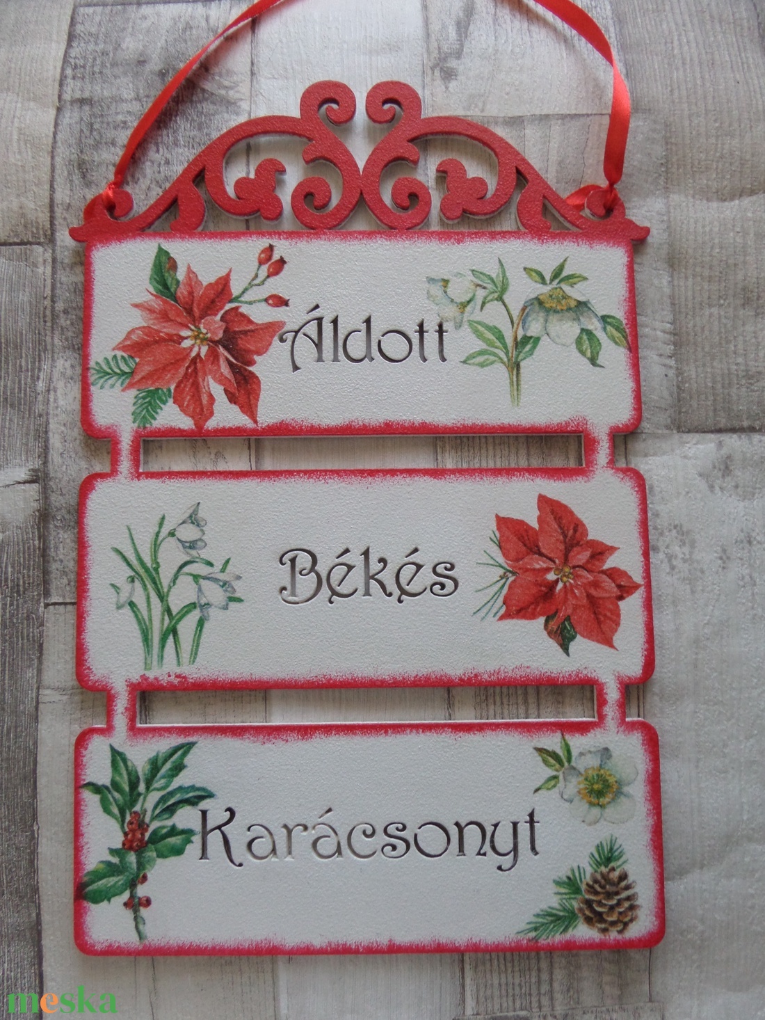 Karácsonyi vintage,téli virág vagy süti mintás Áldott Békés Karácsonyt feliratú 3 részes ajtódísz,üdvözlőtábla - karácsony - karácsonyi lakásdekoráció - karácsonyi ajtódíszek - Meska.hu Karácsonyi vintage,téli virág vagy süti mintás Áldott Békés Karácsonyt feliratú 3 részes ajtódísz,üdvözlőtábla - karácsony - karácsonyi lakásdekoráció - karácsonyi ajtódíszek - Meska.hu