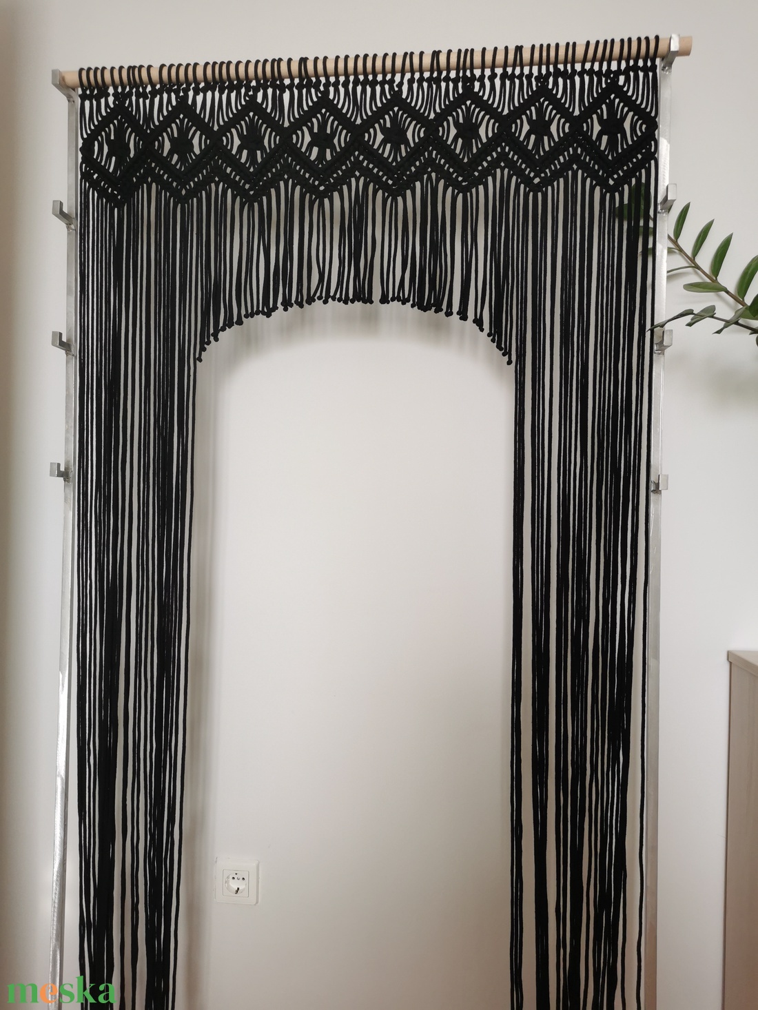 Makramé térelválasztó függöny - otthon & életmód - lakástextil - függöny és kiegészítő - függöny - Meska.hu