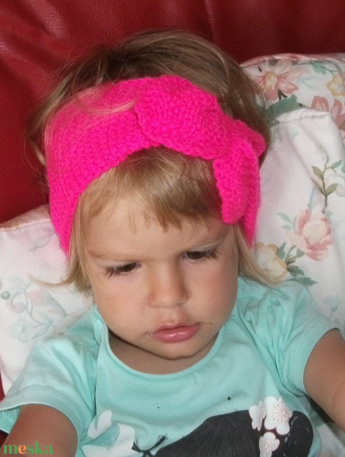 Két db kötött fejpánt, hajpánt kicsiknek, vagy nagyoknak - ruha & divat - sál, sapka, kendő - fejpánt - Meska.hu