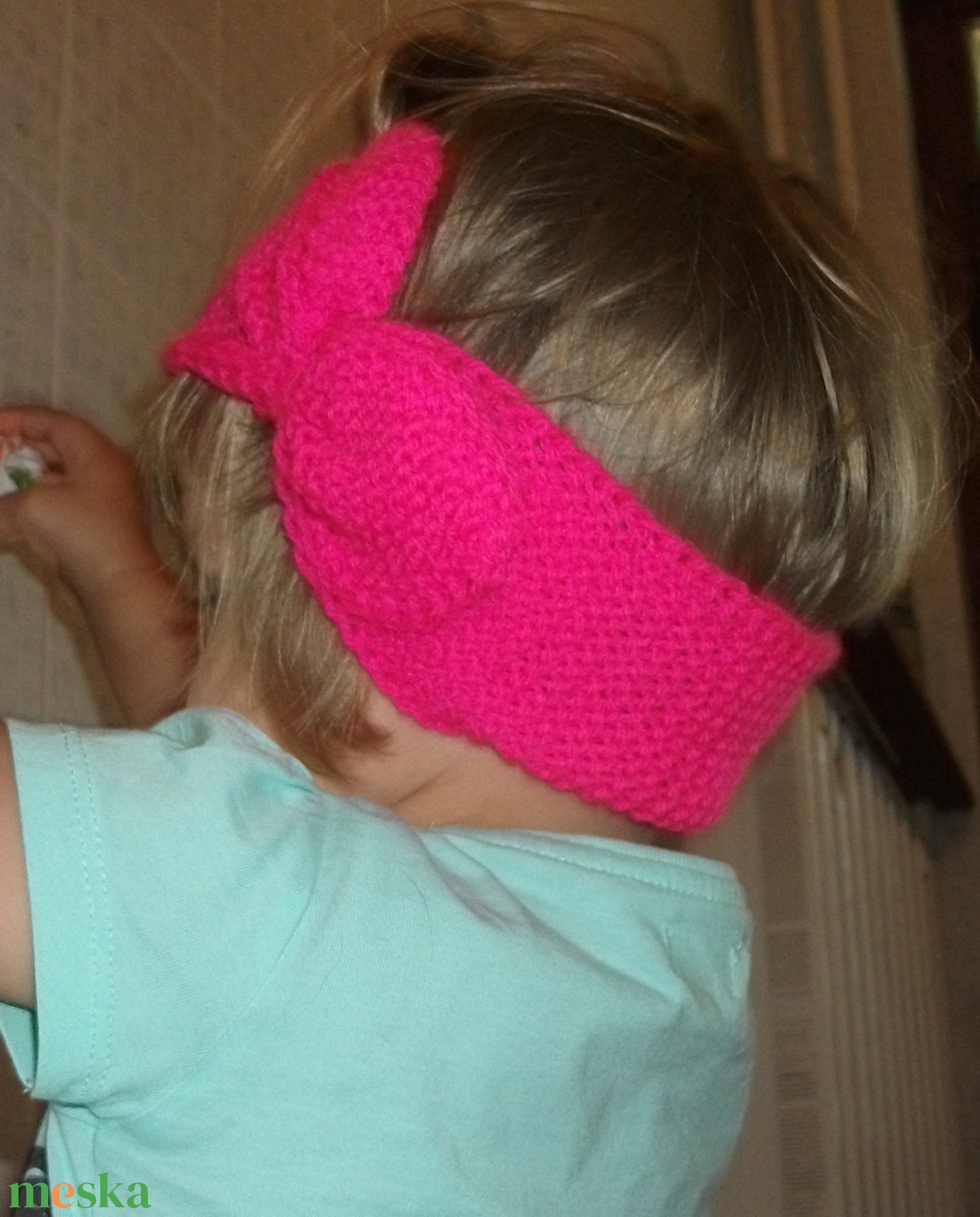 Két db kötött fejpánt, hajpánt kicsiknek, vagy nagyoknak - ruha & divat - sál, sapka, kendő - fejpánt - Meska.hu