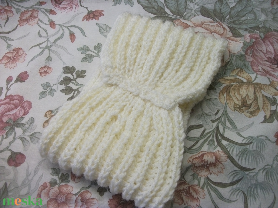 Széles, meleg kötött fejpánt turbán fazonnal, sapka helyett - ruha & divat - sál, sapka, kendő - fejpánt - Meska.hu