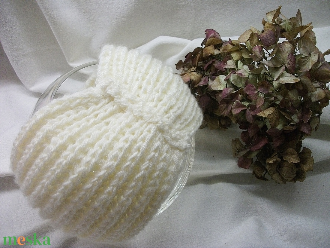 Széles, meleg kötött fejpánt turbán fazonnal, sapka helyett - ruha & divat - sál, sapka, kendő - fejpánt - Meska.hu