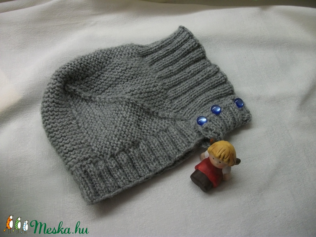 Pilóta, vagy űrhajós, kötött bébi sapka -  - Meska.hu