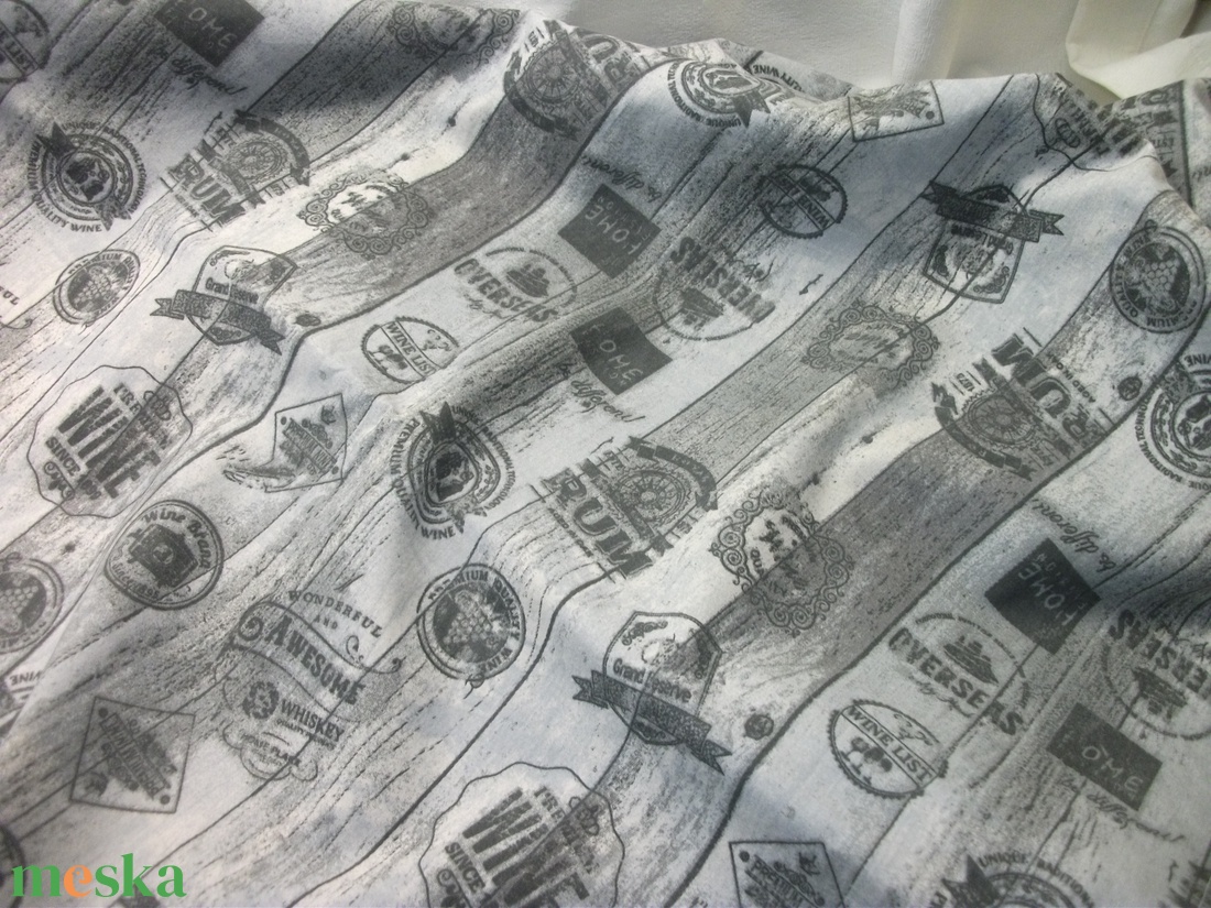 Ital-címke mintás, piknik abrosz , terítő - otthon & életmód - lakástextil - abrosz, terítő - étkezőabrosz - Meska.hu