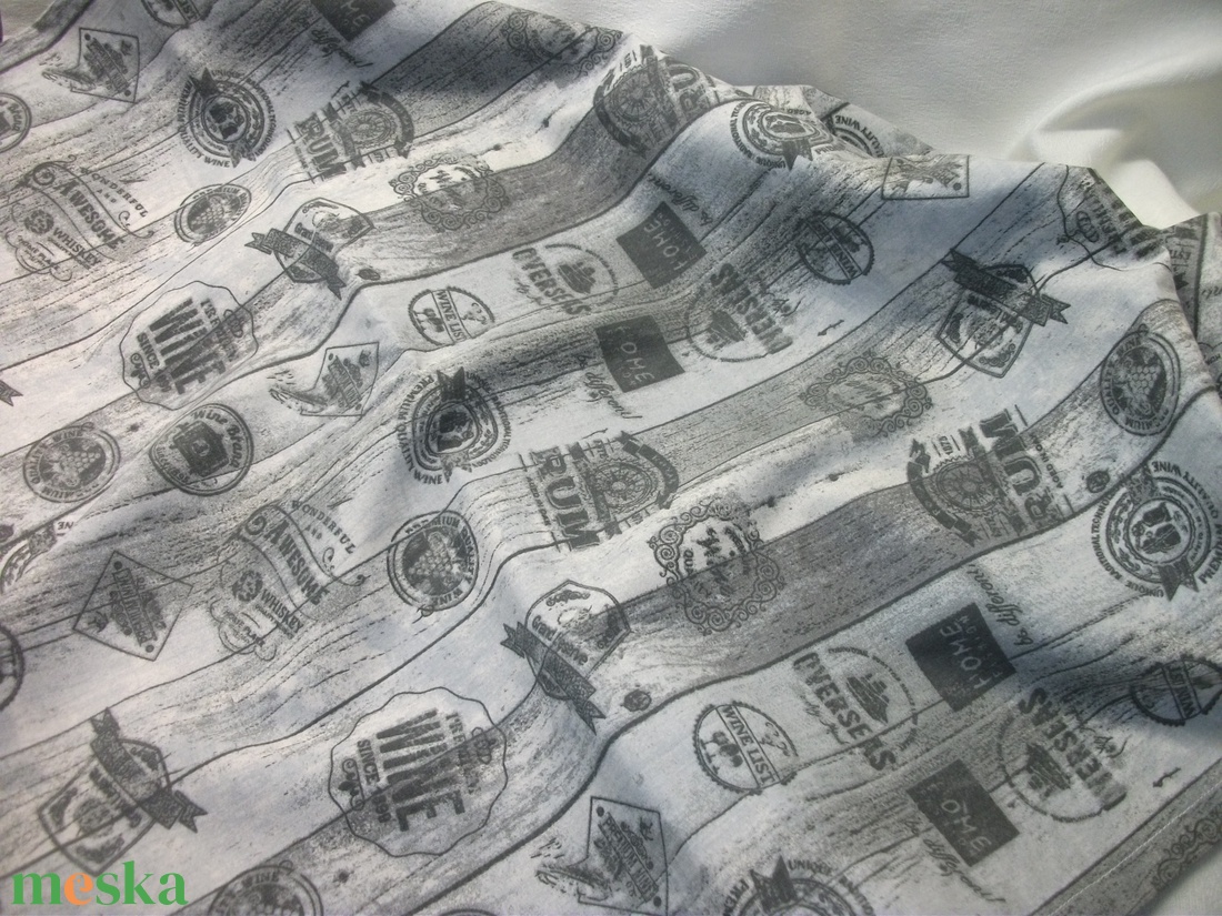 Ital-címke mintás, piknik abrosz , terítő - otthon & életmód - lakástextil - abrosz, terítő - étkezőabrosz - Meska.hu