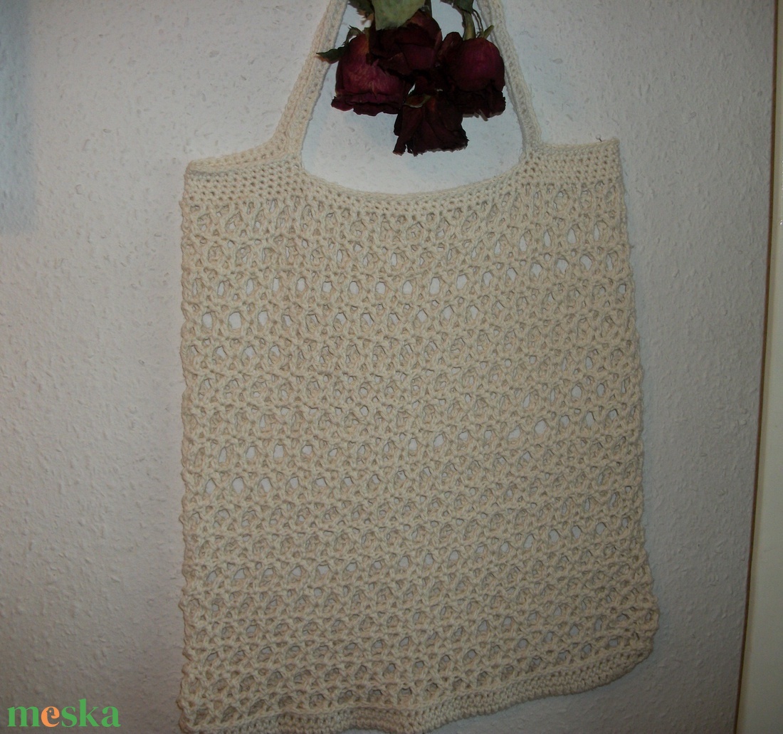 Natúr, bézs, horgolt szatyor, bevásárló táska - táska & tok - bevásárlás & shopper táska - shopper, textiltáska, szatyor - Meska.hu Natúr, bézs, horgolt szatyor, bevásárló táska - táska & tok - bevásárlás & shopper táska - shopper, textiltáska, szatyor - Meska.hu