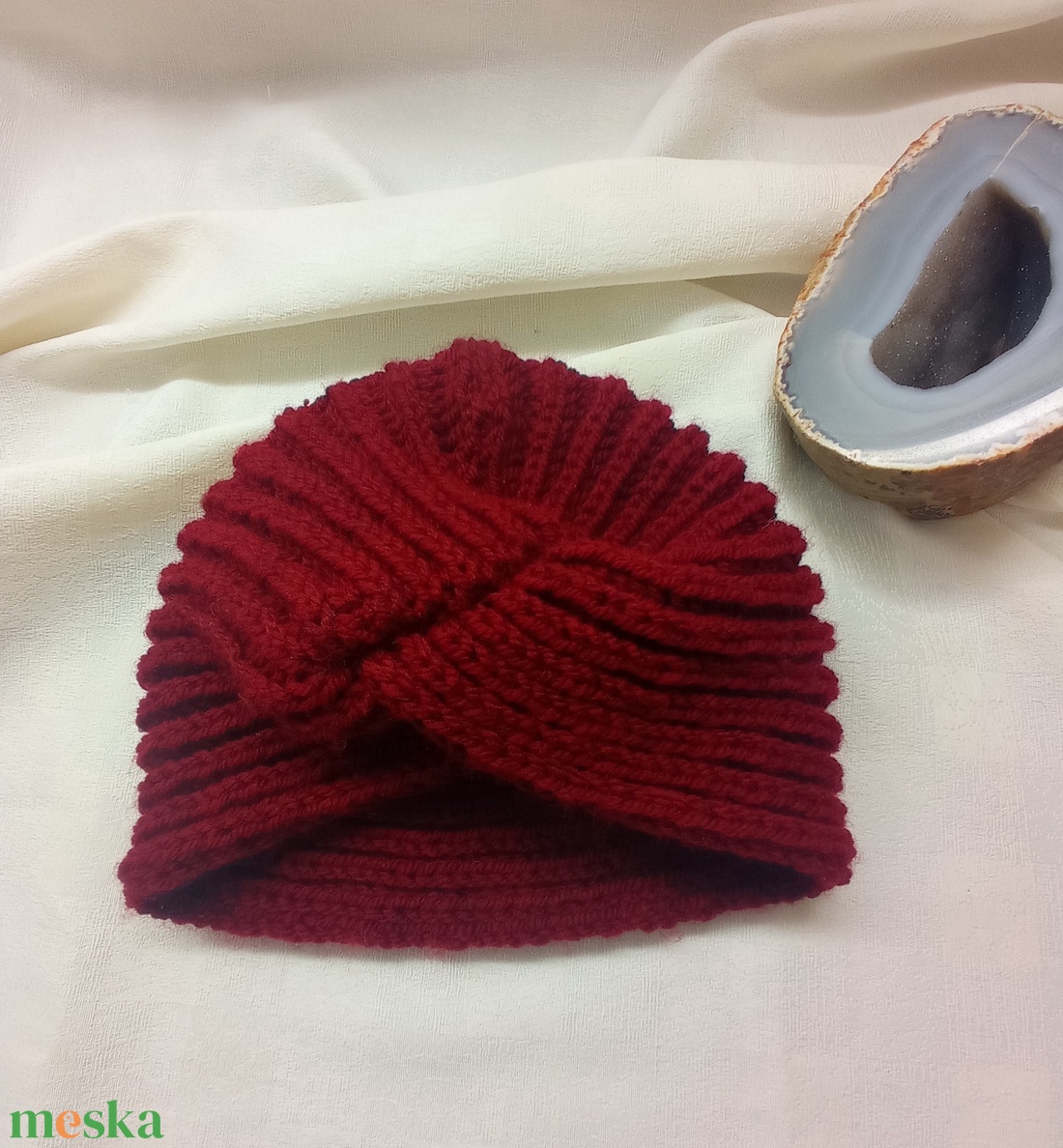 Bordo, meleg, téli, kötött turbán, sapka - ruha & divat - sál, sapka, kendő - sapka - Meska.hu Bordo, meleg, téli, kötött turbán, sapka - ruha & divat - sál, sapka, kendő - sapka - Meska.hu