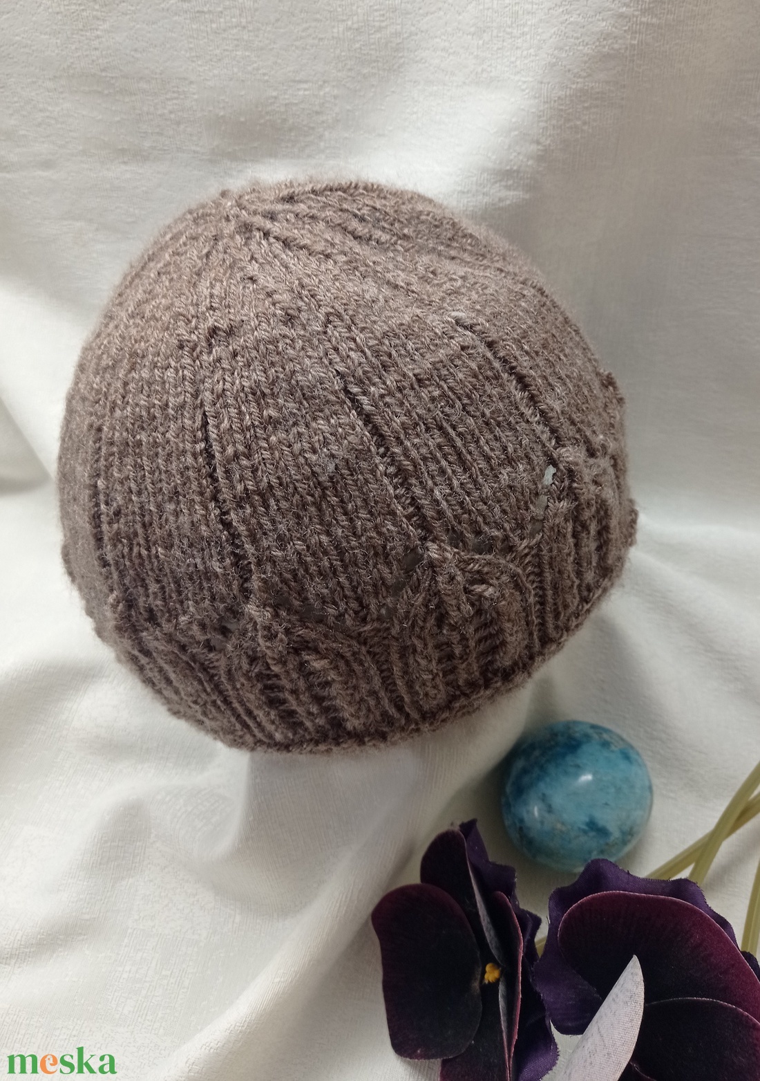 Átmeneti, barna, áttört, kötött női sapka - diy (csináld magad) - fűzésminták - Meska.hu Átmeneti, barna, áttört, kötött női sapka - diy (csináld magad) - fűzésminták - Meska.hu