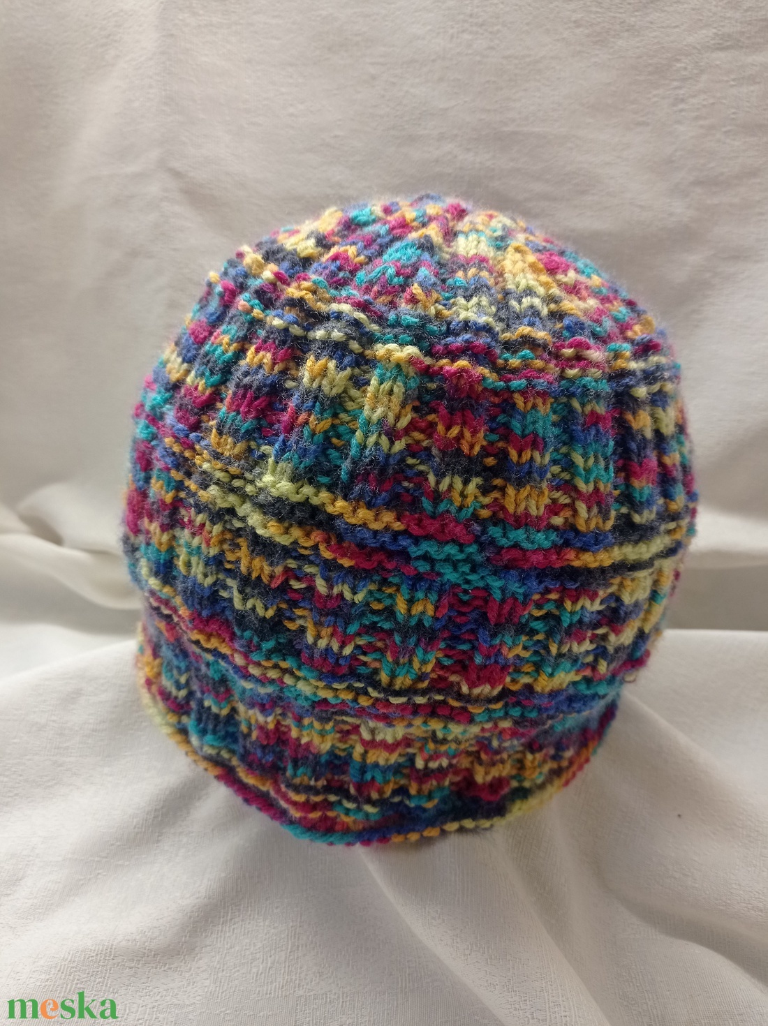 Tarka,  kötött sapka  akril szálból, férfi, női -  - Meska.hu Tarka,  kötött sapka  akril szálból, férfi, női -  - Meska.hu