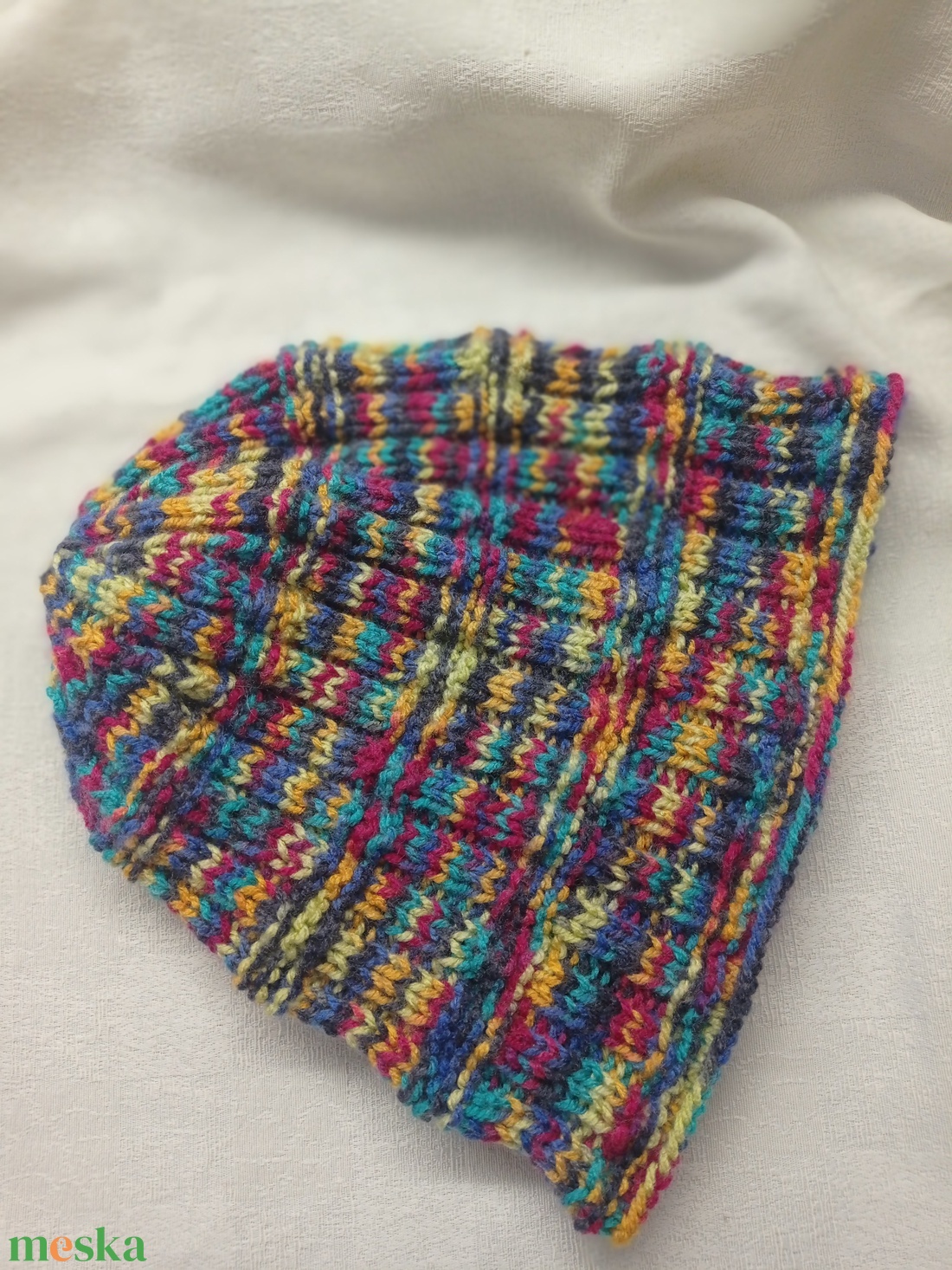 Tarka,  kötött sapka  akril szálból, férfi, női -  - Meska.hu Tarka,  kötött sapka  akril szálból, férfi, női -  - Meska.hu