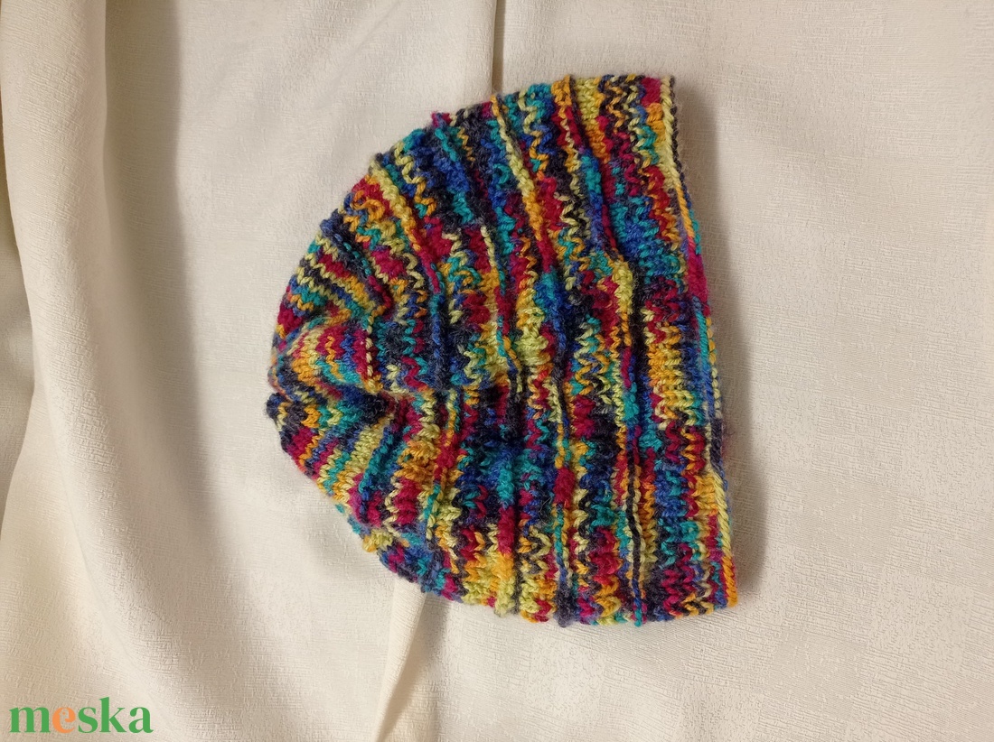 Tarka,  kötött sapka  akril szálból, női - ruha & divat - sál, sapka, kendő - sapka - Meska.hu