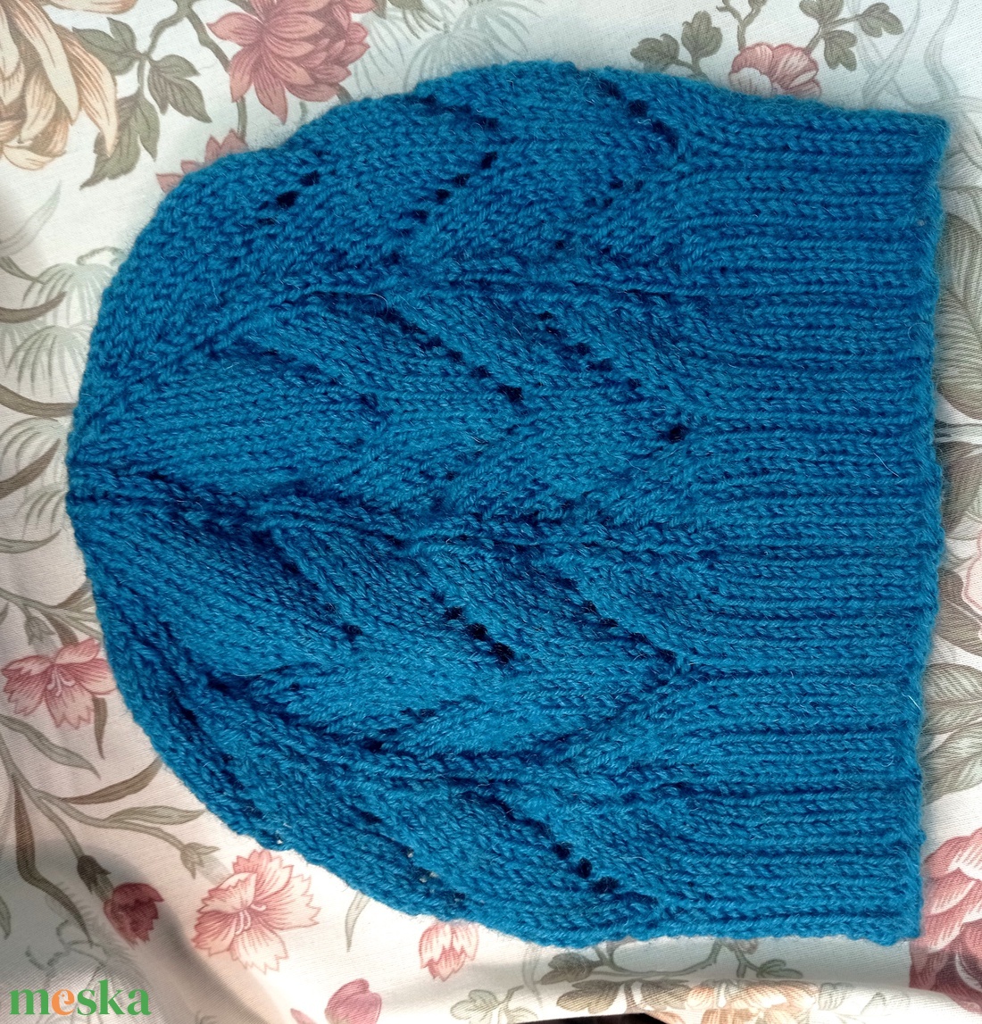 Tiszta gyapjú kötött sapka  - ruha & divat - sál, sapka, kendő - fejpánt - Meska.hu