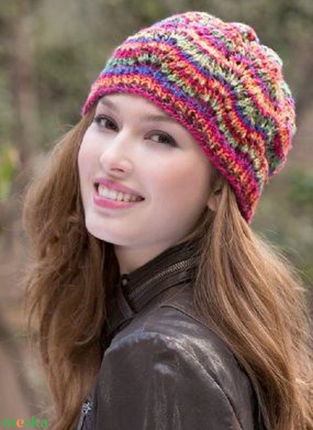 Nagyon tarka, áttört, kötött női sapka - ruha & divat - sál, sapka, kendő - sapka - Meska.hu