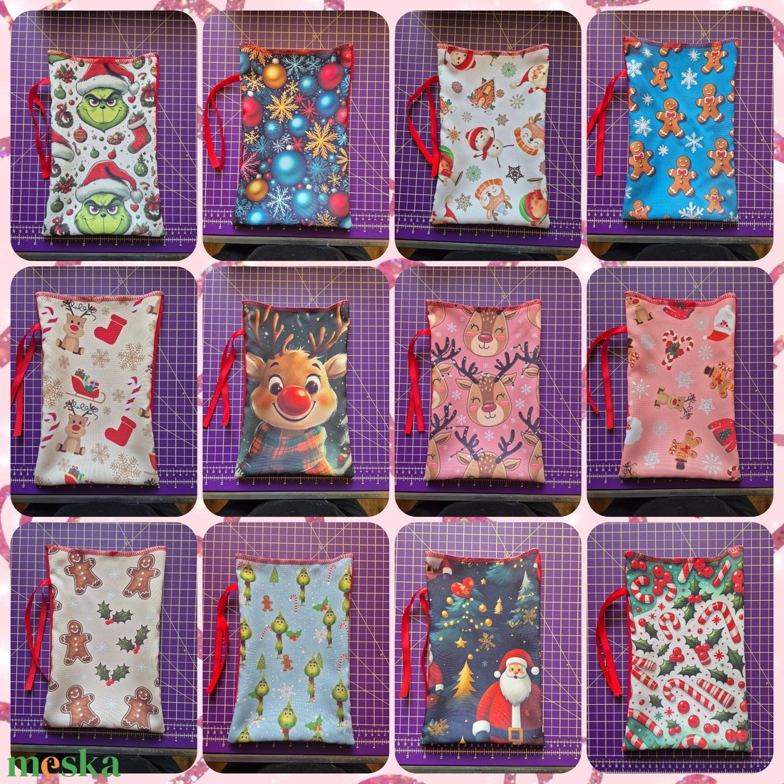 Mikulás zsák - karácsony - mikulás - mikulás zsák - Meska.hu Mikulás zsák - karácsony - mikulás - mikulás zsák - Meska.hu