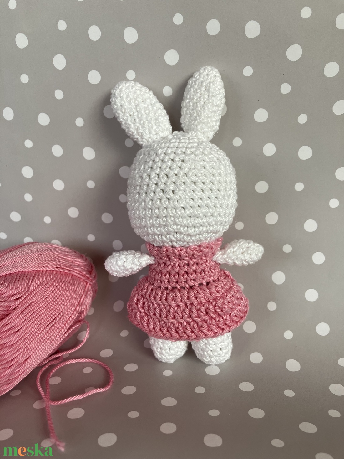 Amigurumi Horgolt mini nyuszi  - játék & sport - plüssállat & játékfigura - nyuszi - Meska.hu