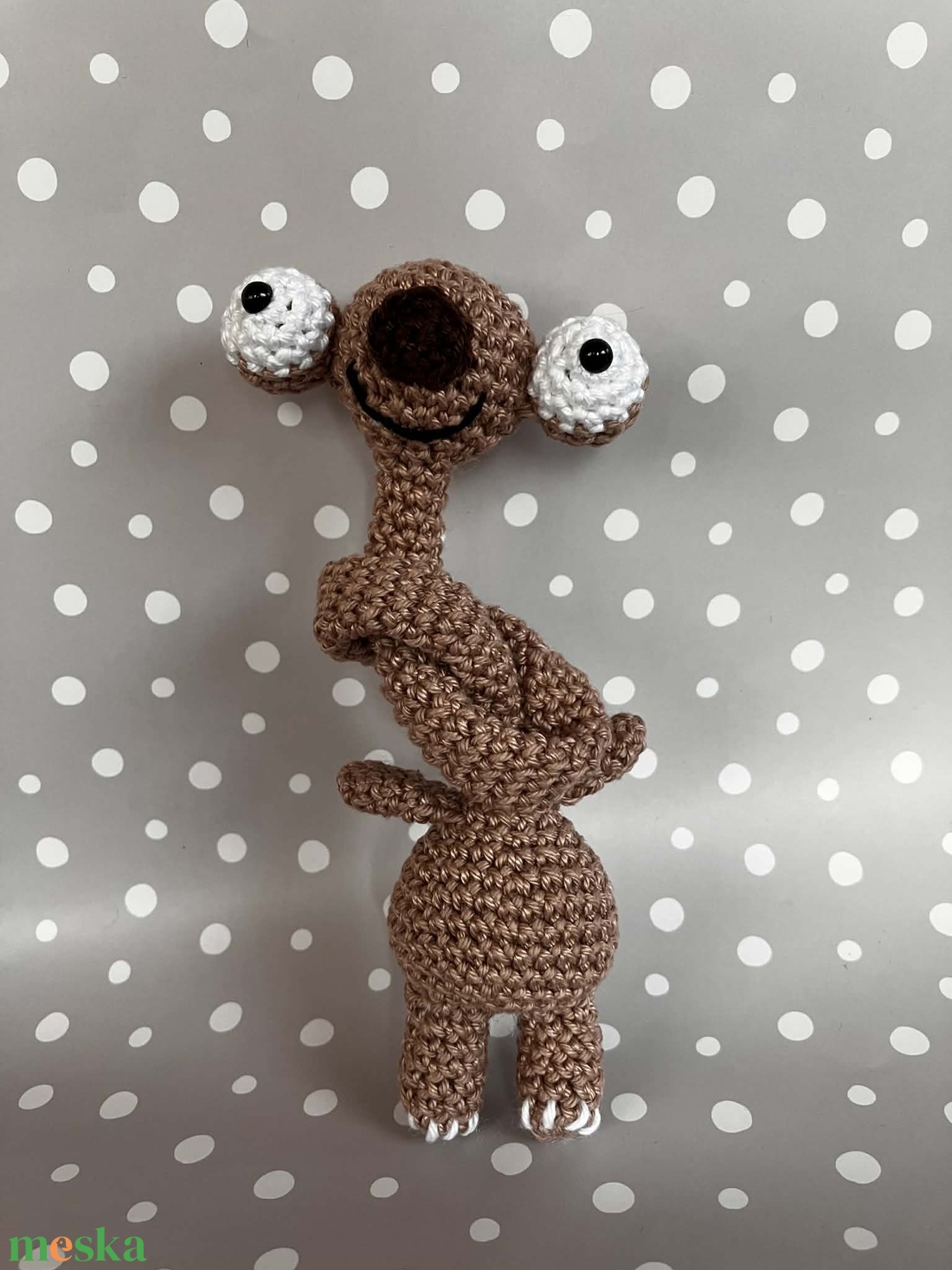 Amigurumi horgolt táskadísz Sid  - táska & tok - kulcstartó & táskadísz - táskadísz - Meska.hu