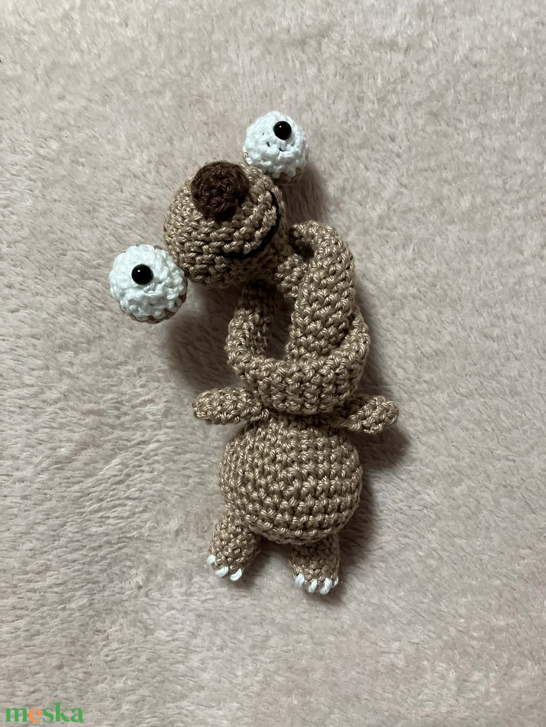 Amigurumi horgolt táskadísz Sid  - táska & tok - kulcstartó & táskadísz - táskadísz - Meska.hu