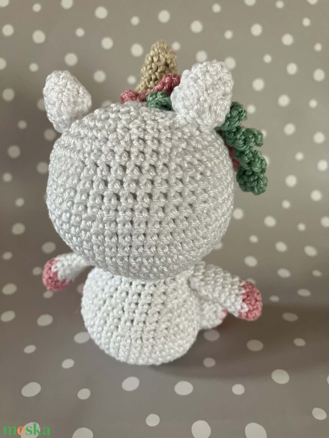 Amigurumi horgolt unikornis - játék & sport - plüssállat & játékfigura - unikornis - Meska.hu