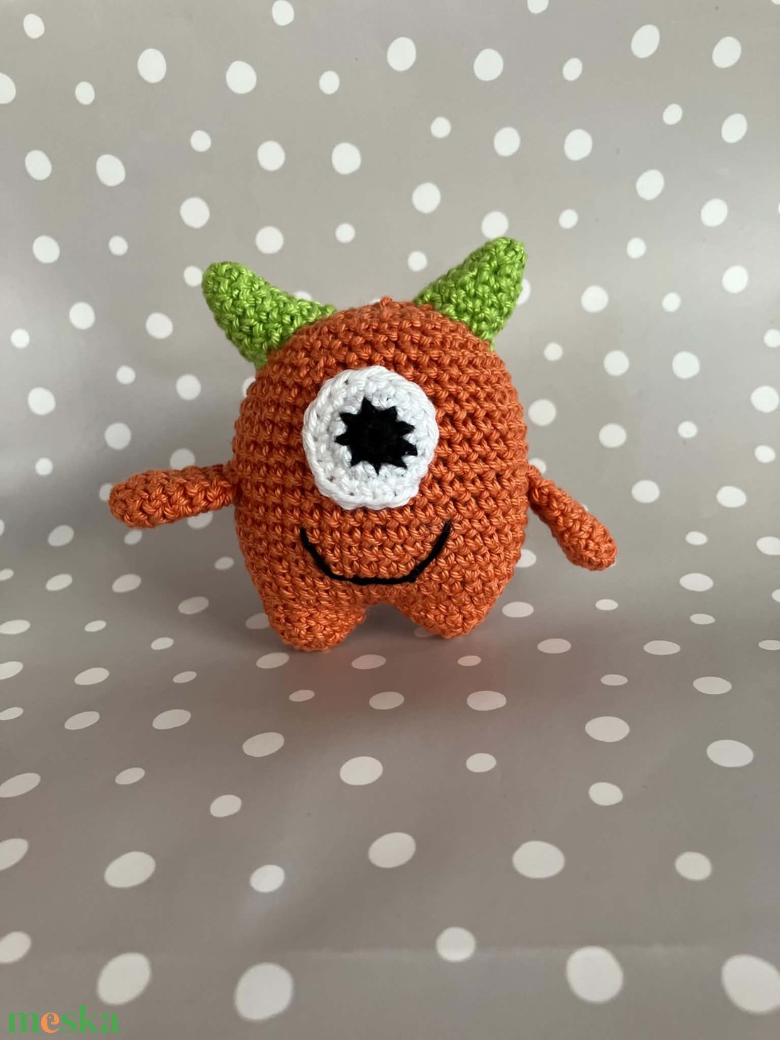 Horgolt mini szörnyecske - játék & sport - plüssállat & játékfigura - más figura - Meska.hu