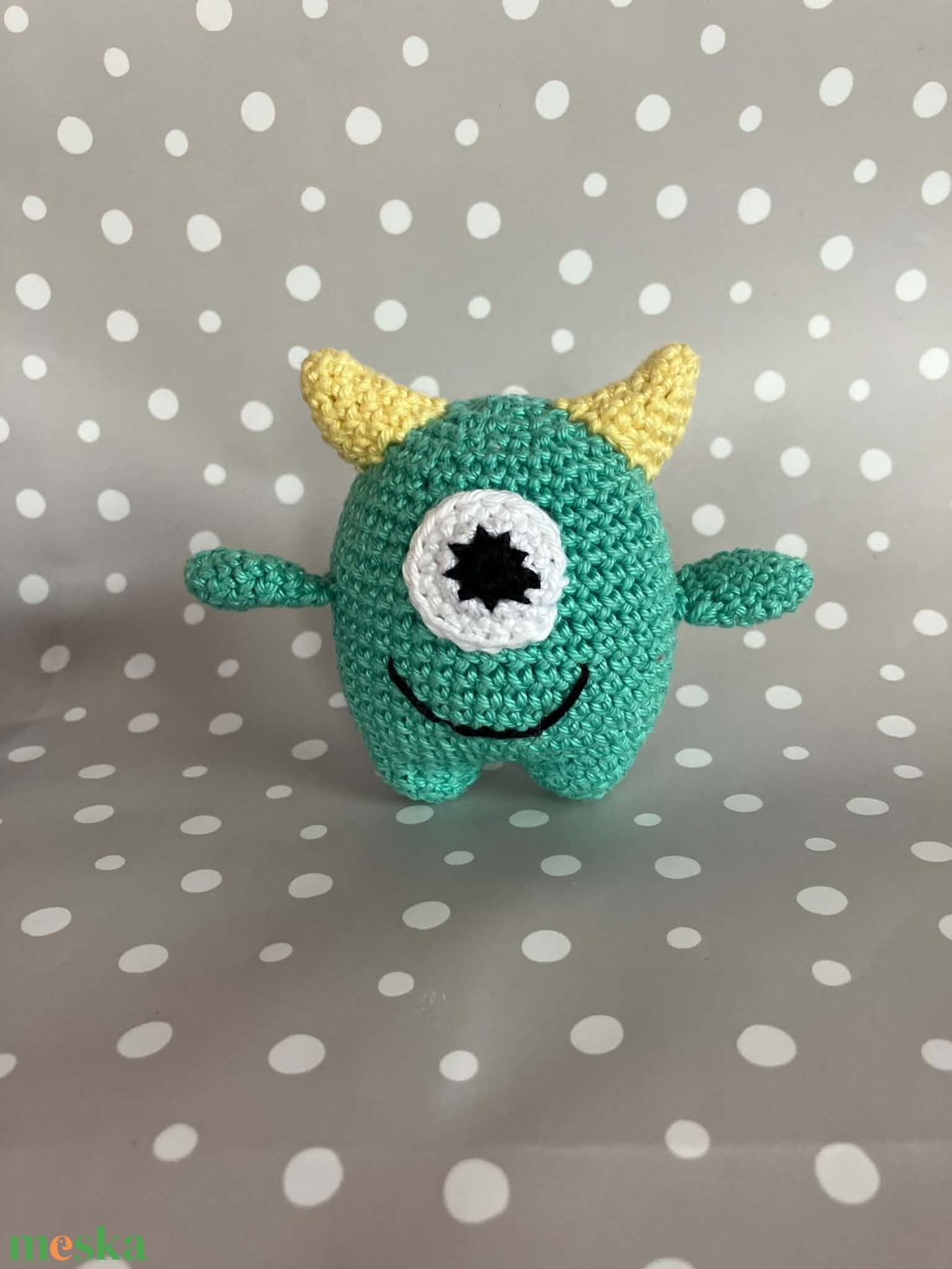 Horgolt mini szörnyecske - játék & sport - plüssállat & játékfigura - más figura - Meska.hu