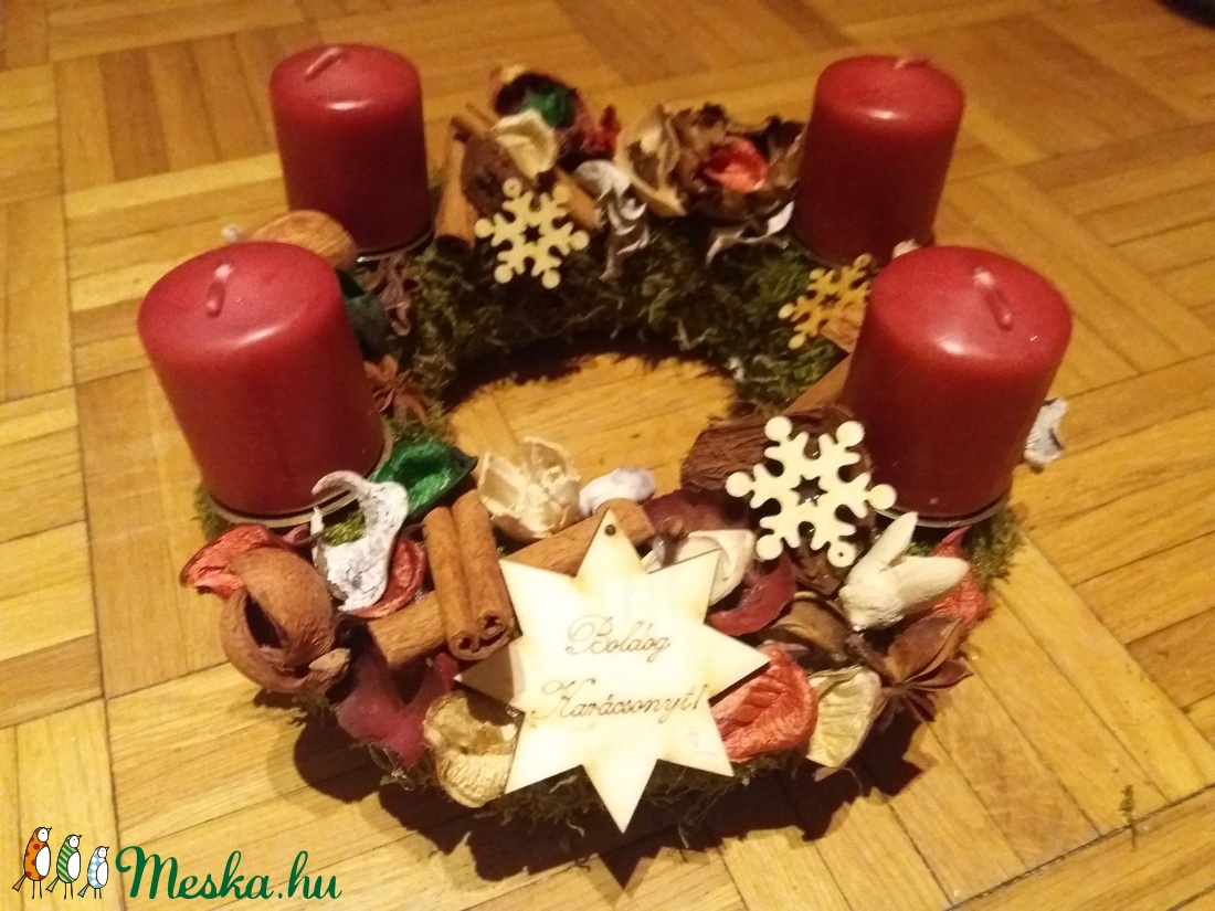 Adventi koszorú -  - Meska.hu