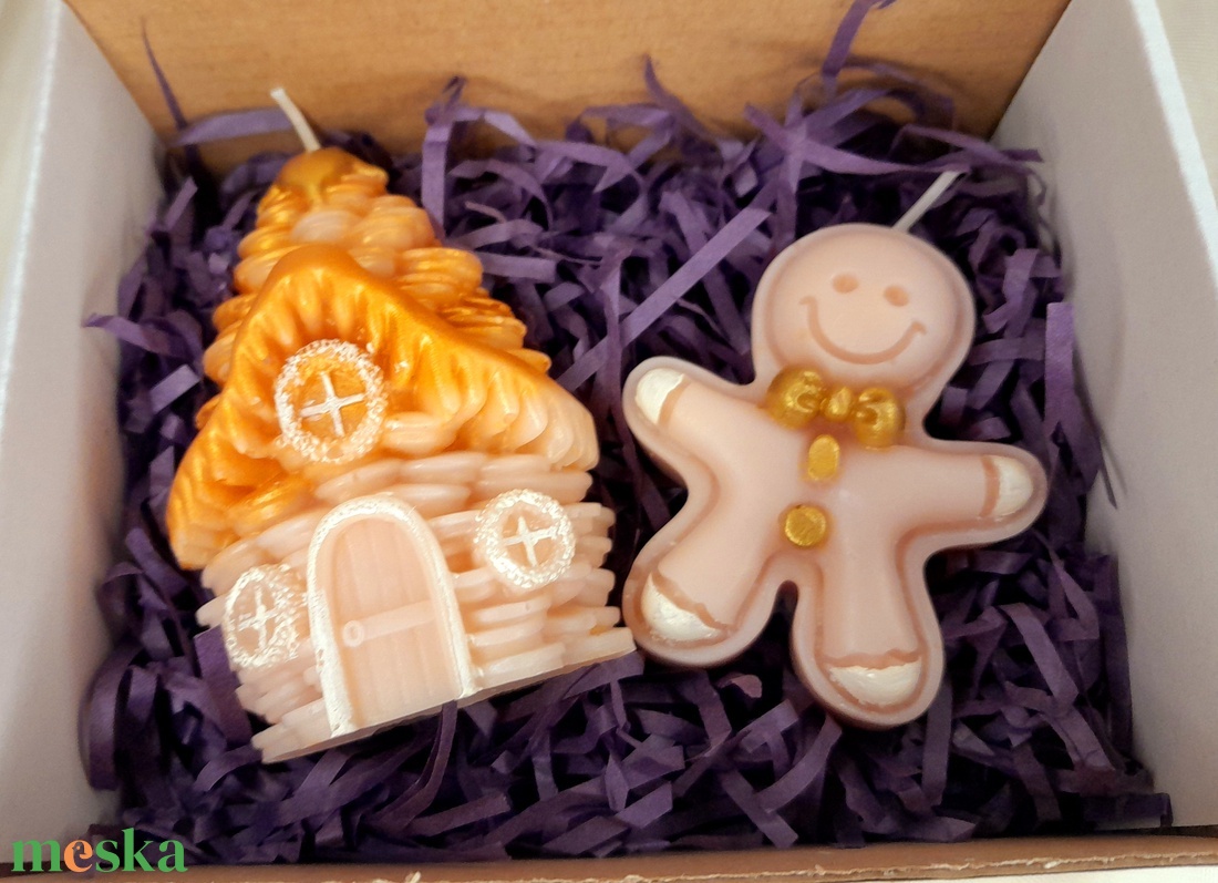 Díszdobozos illatgyertya  - otthon & életmód - gyertya, illat, aroma - gyertya - Meska.hu