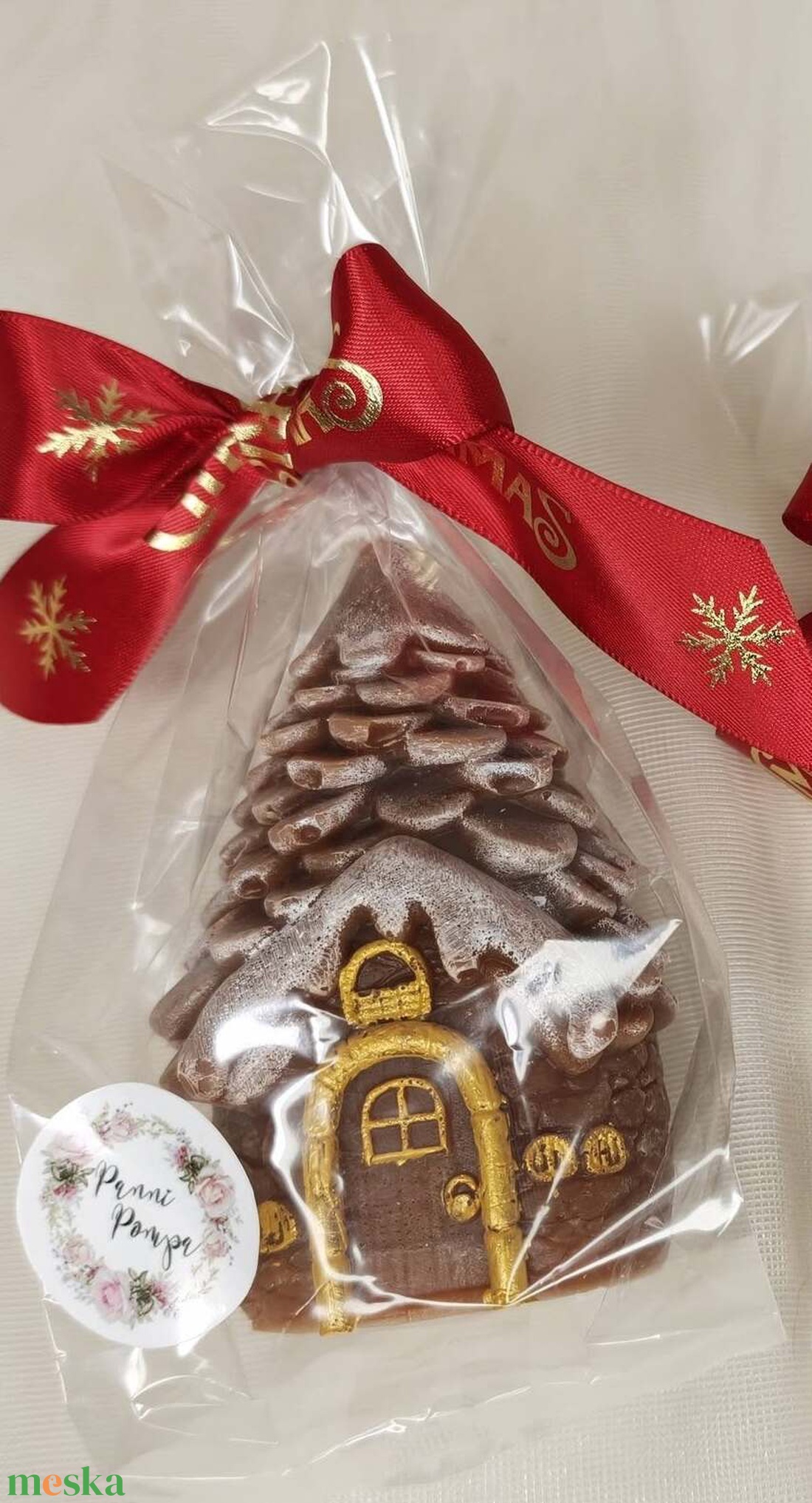 Mézeskalács házikó illatgyertya  - otthon & életmód - gyertya, illat, aroma - gyertya - Meska.hu