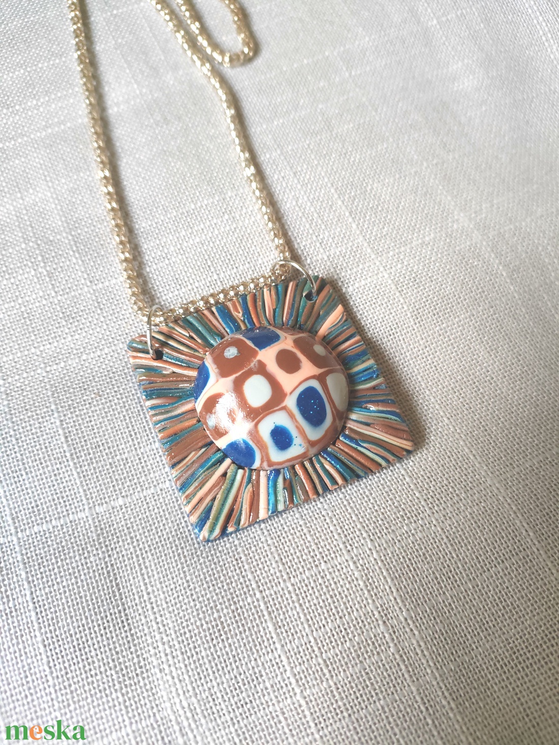 Bohókás medál - ékszer - nyaklánc - medálos nyaklánc - Meska.hu