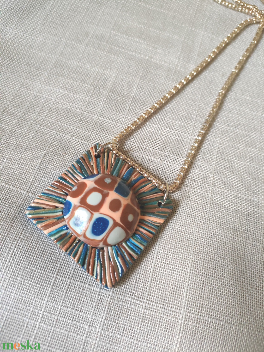 Bohókás medál - ékszer - nyaklánc - medálos nyaklánc - Meska.hu