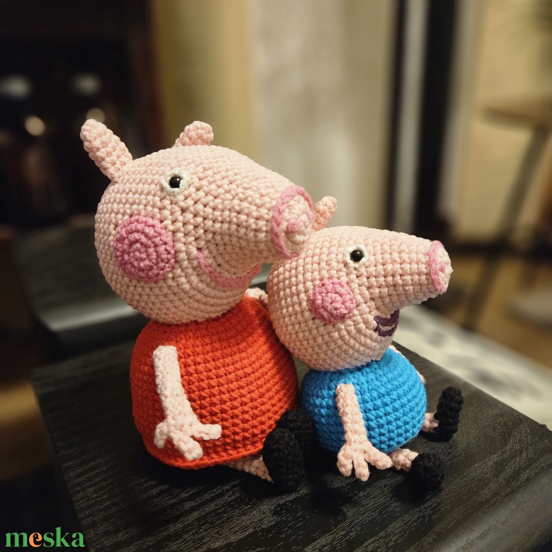 Peppa és Zsolti rendelésre - horgolt játékfigurák - játék & sport - plüssállat & játékfigura - nyuszi - Meska.hu