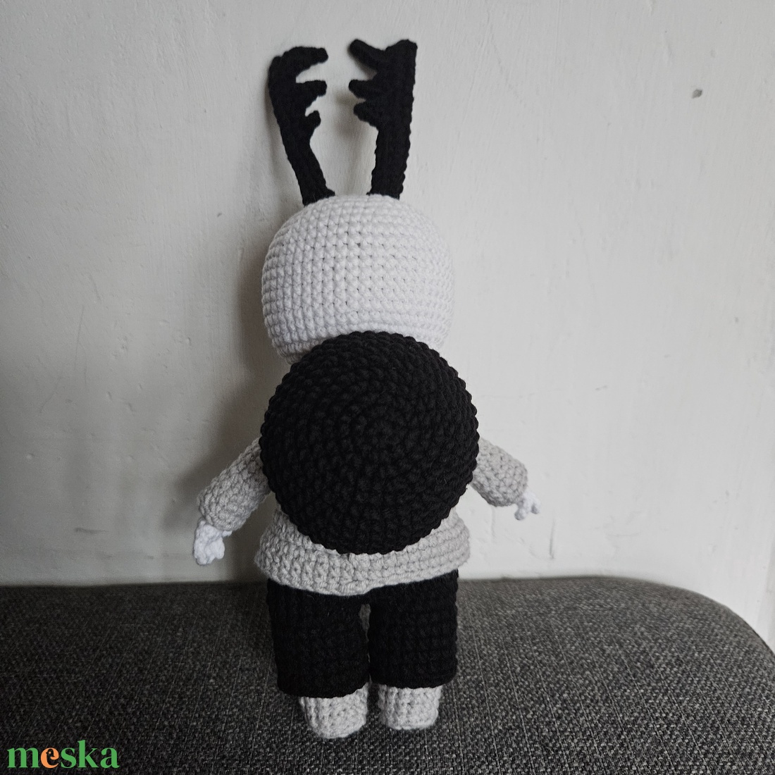 Vendel - horgolt játékfigura - játék & sport - plüssállat & játékfigura - nyuszi - Meska.hu