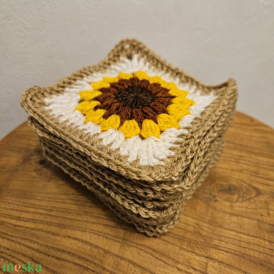 Granny squares - horgolt négyzetek - játék & sport - plüssállat & játékfigura - nyuszi - Meska.hu