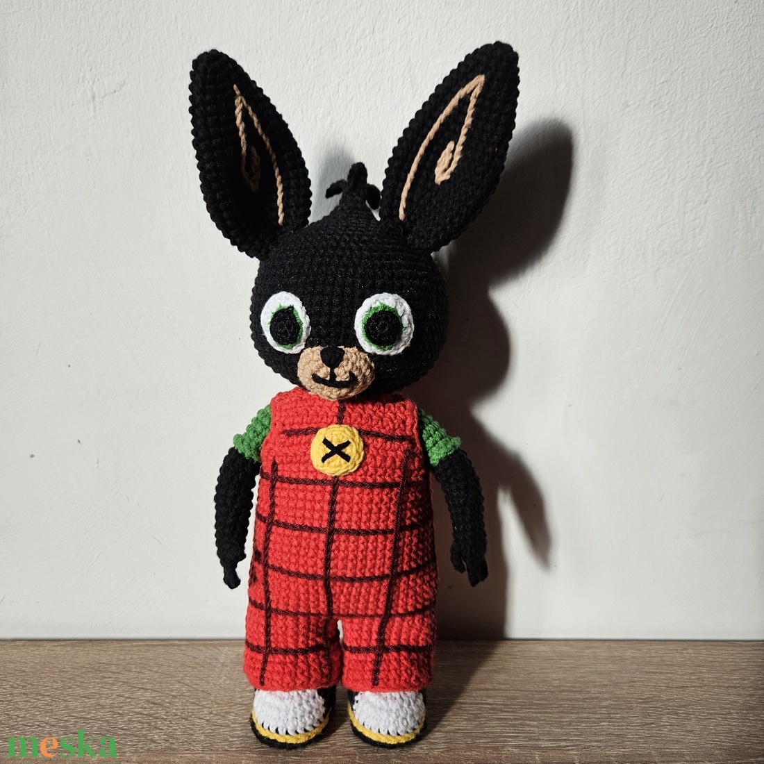 Bing nyuszi - horgolt játékfigura - játék & sport - plüssállat & játékfigura - nyuszi - Meska.hu