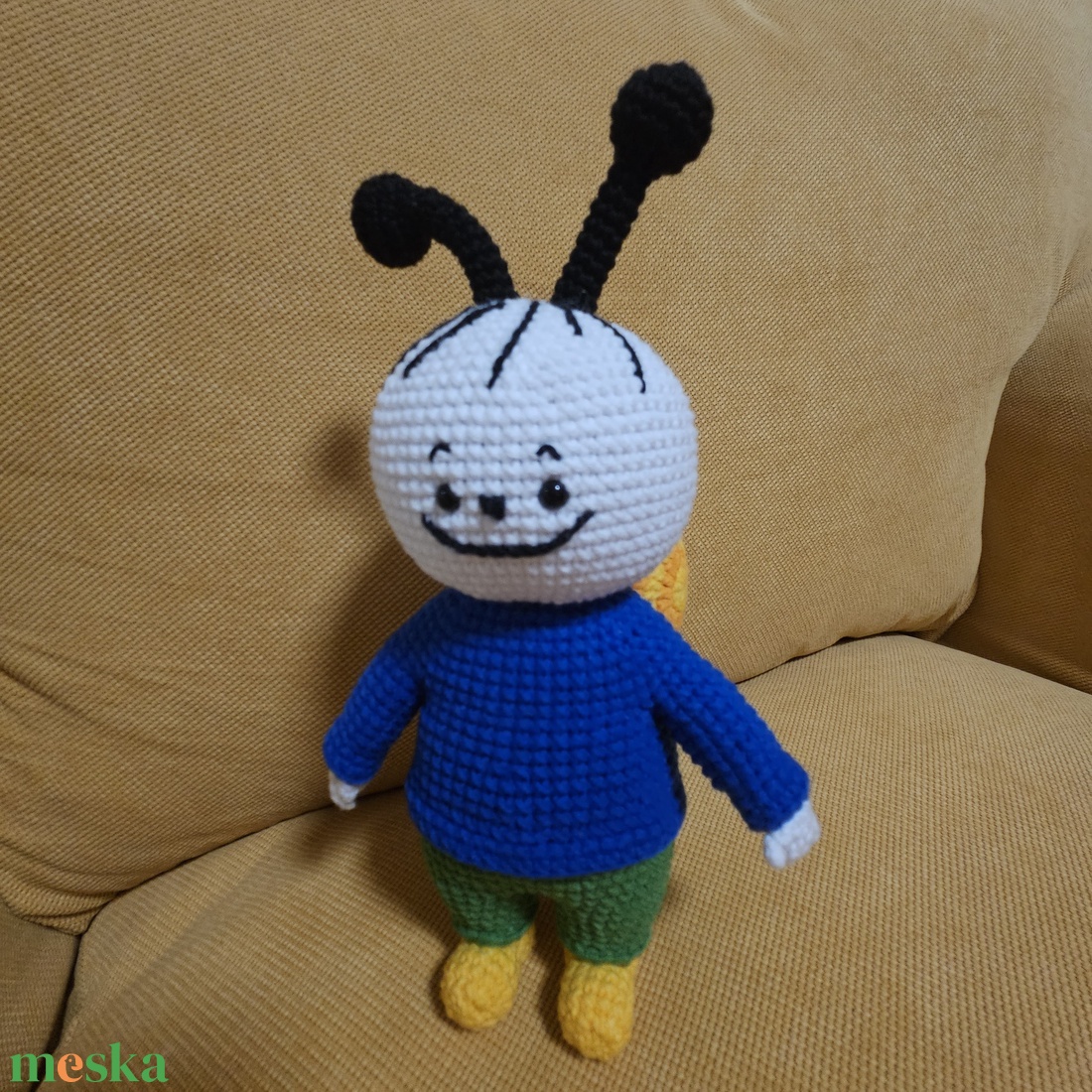 Bogyó (Bogyó és Babócából) - horgolt játékfigura - játék & sport - plüssállat & játékfigura - nyuszi - Meska.hu