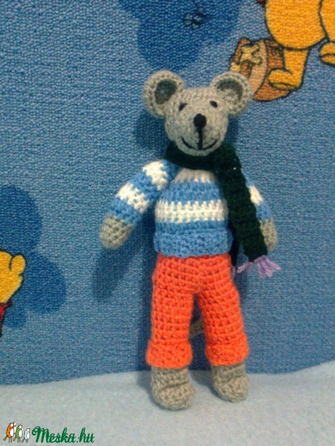 Rumini - horgolt kisegér  RENDELHETŐ -  - Meska.hu